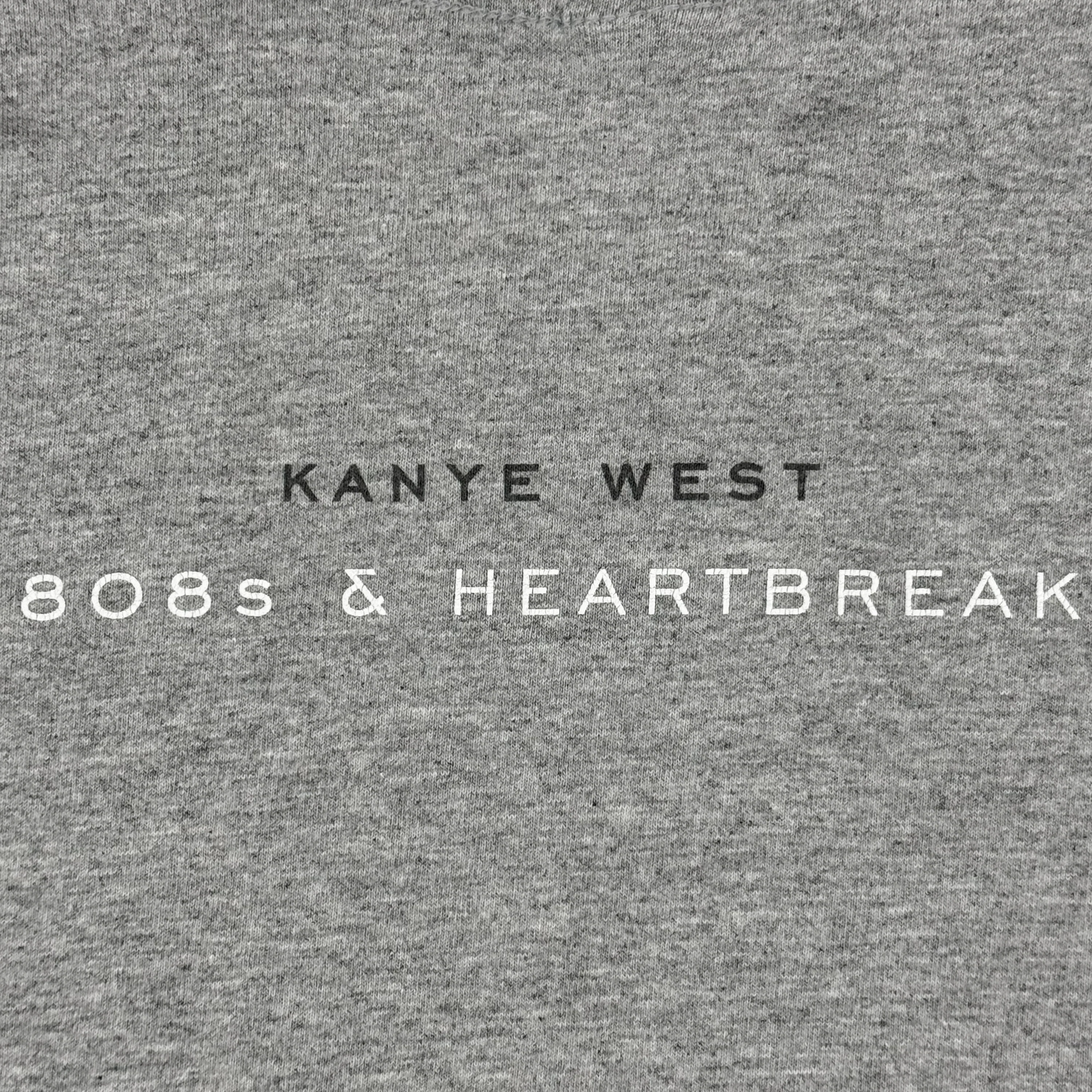 808’s & Heartbreak 2008 Logo Tee In Heather Grey - Image 6