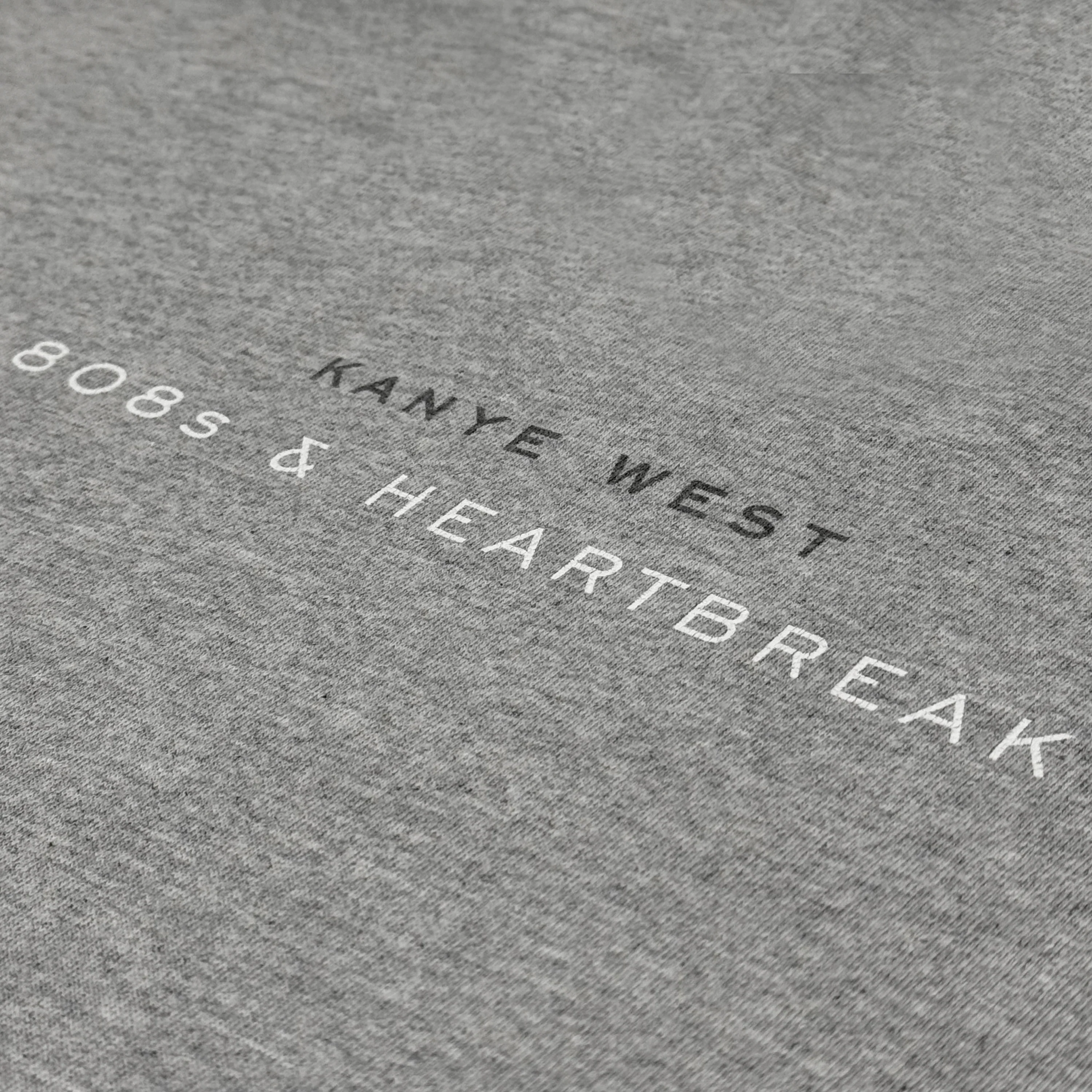 808’s & Heartbreak 2008 Logo Tee In Heather Grey - Image 7