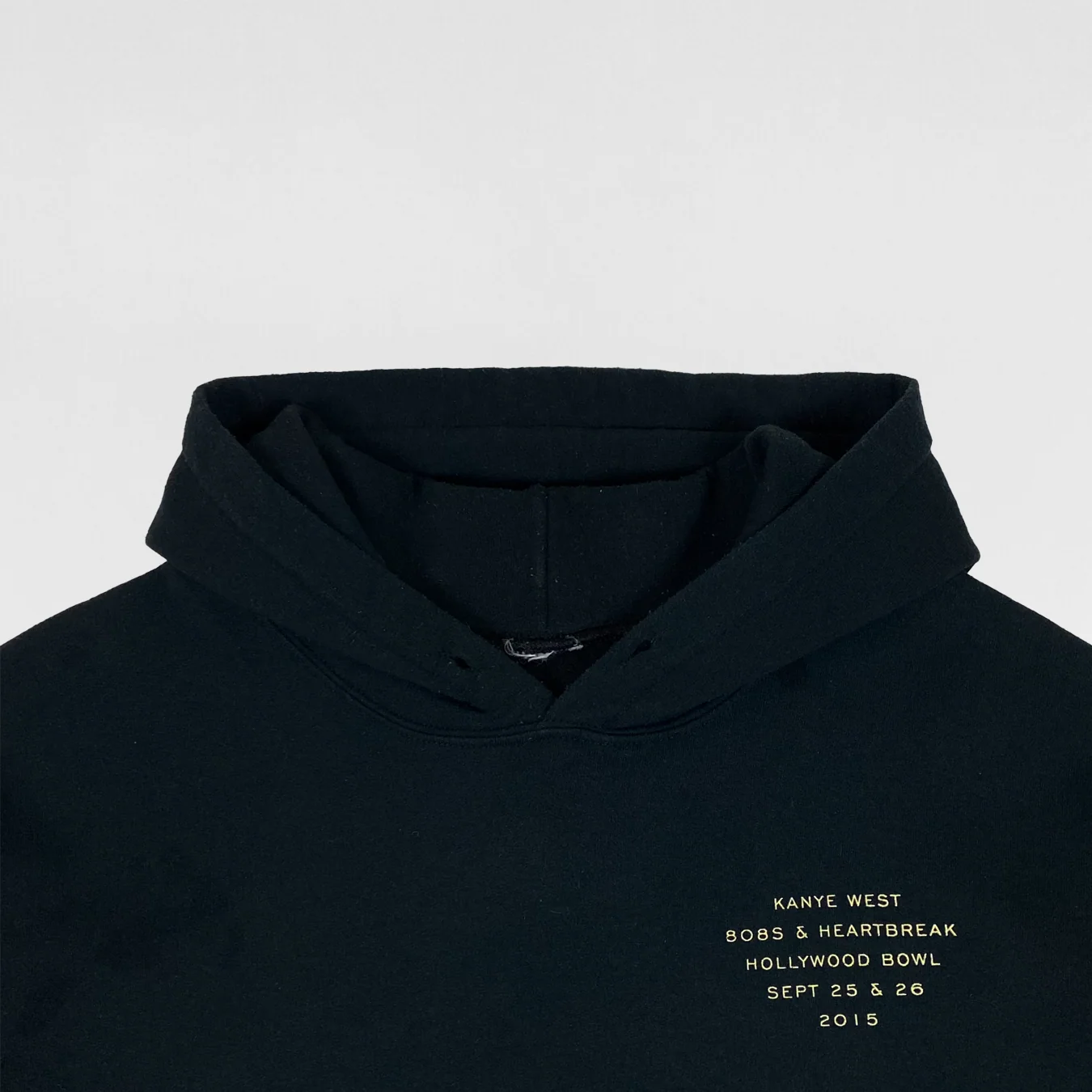 808’s & Heartbreak 2015 Hollywood Bowl Tracklist Hoodie In Black - Image 5
