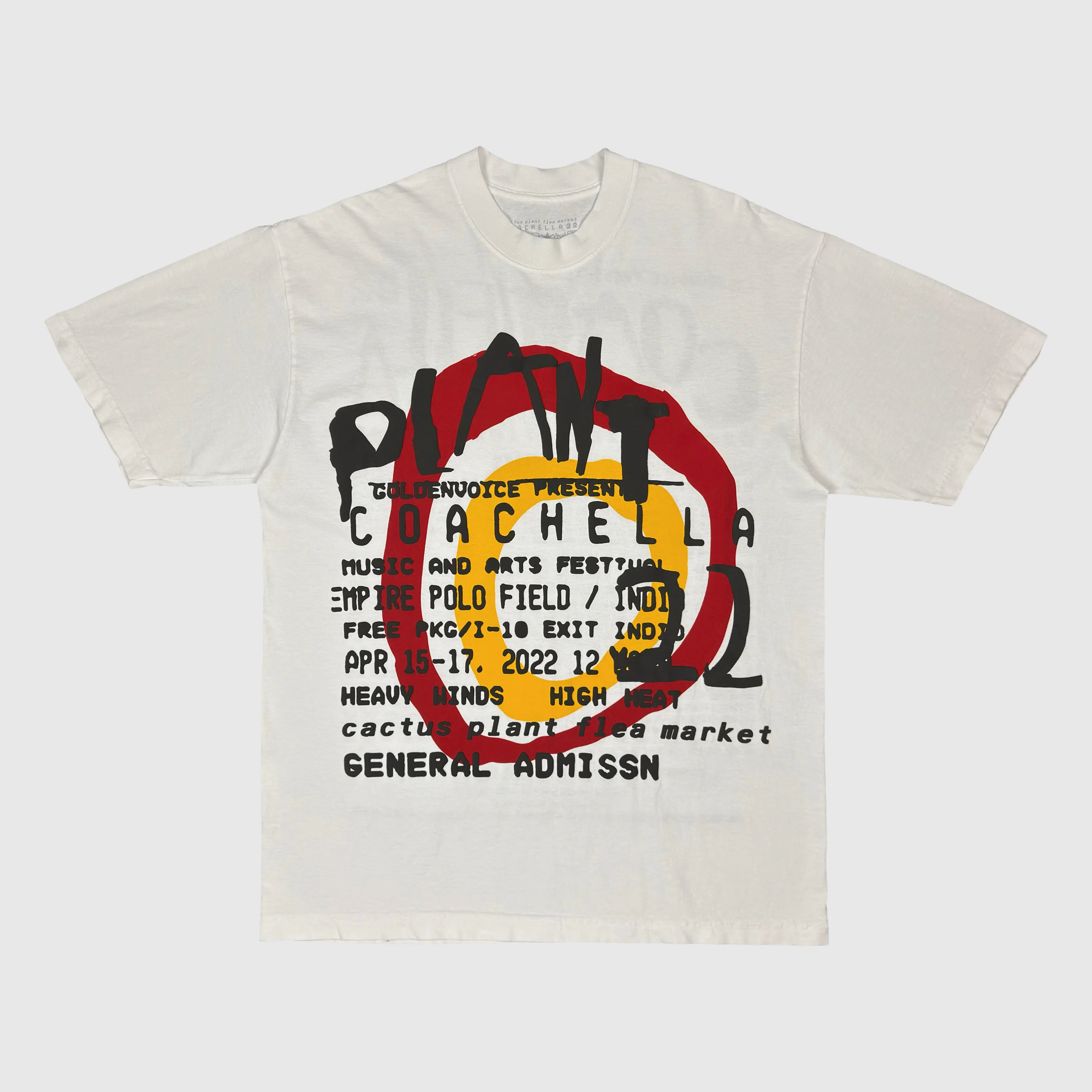 Cactus Plant Flea Market 2022 Unreleased 'YE' Coachella Festival Tee - Image 4