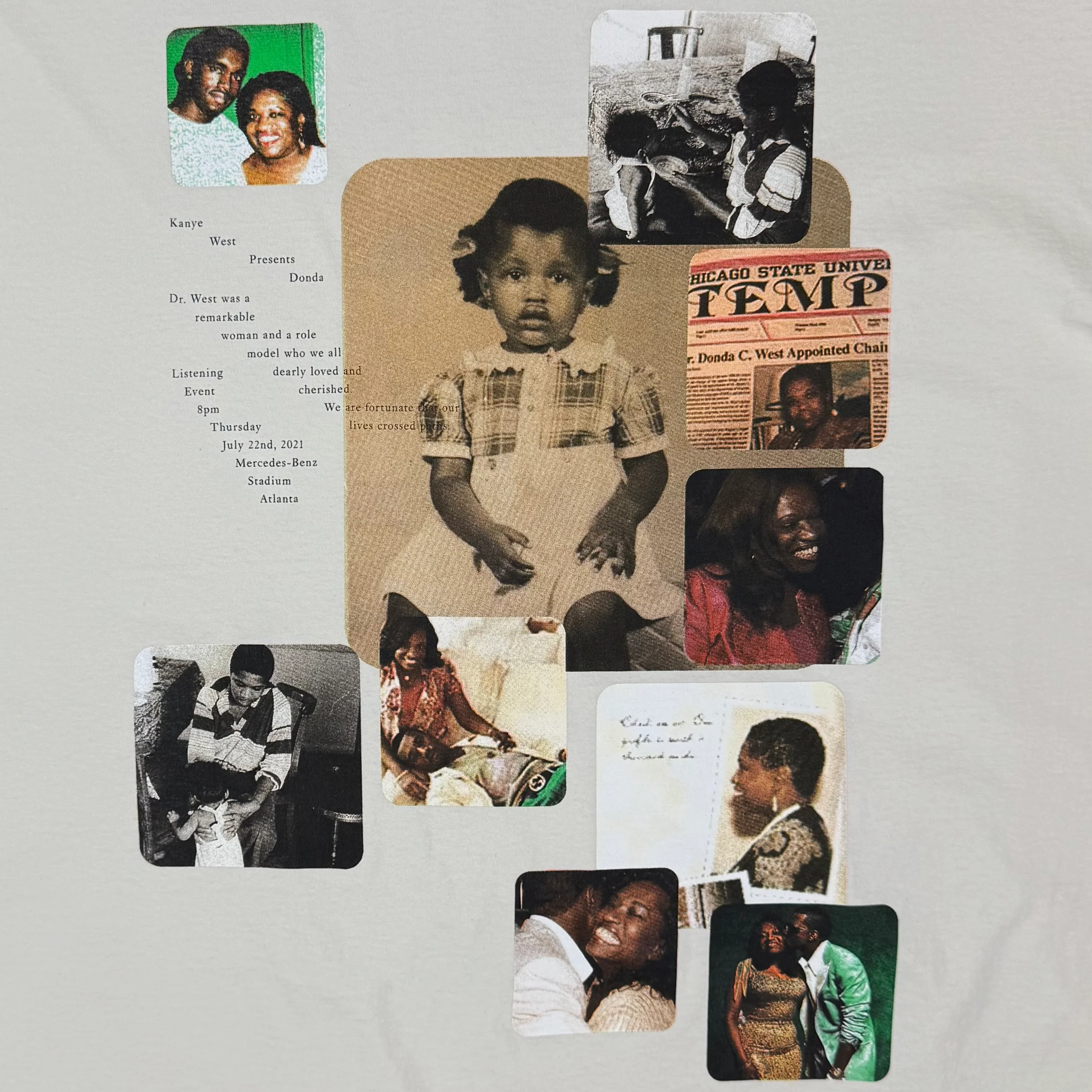 Donda 2021 Unreleased Collage Long Sleeve By Demna Gvasalia - Image 2