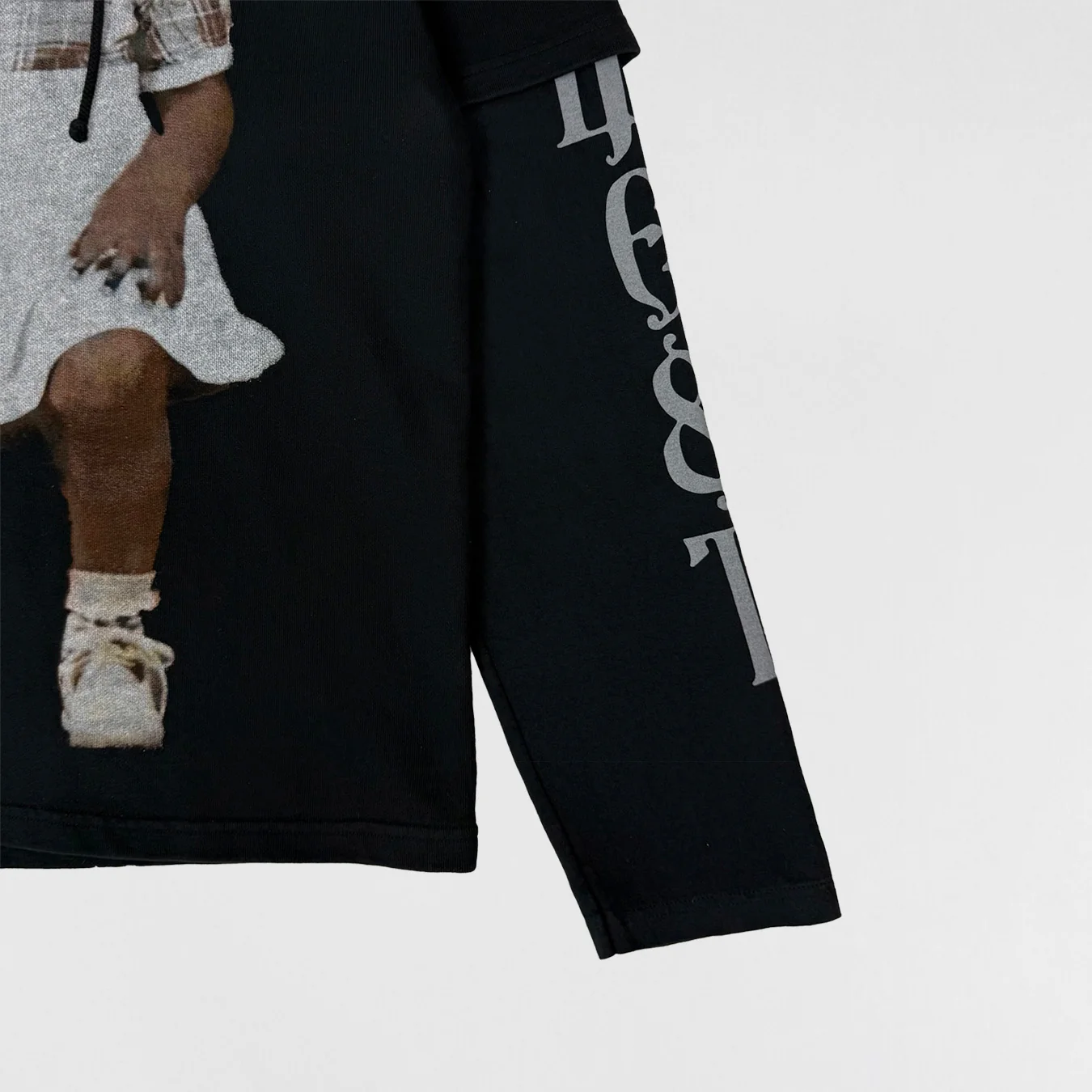 Donda 2021 Unreleased Portrait Double Sleeved Hoodie - Image 4