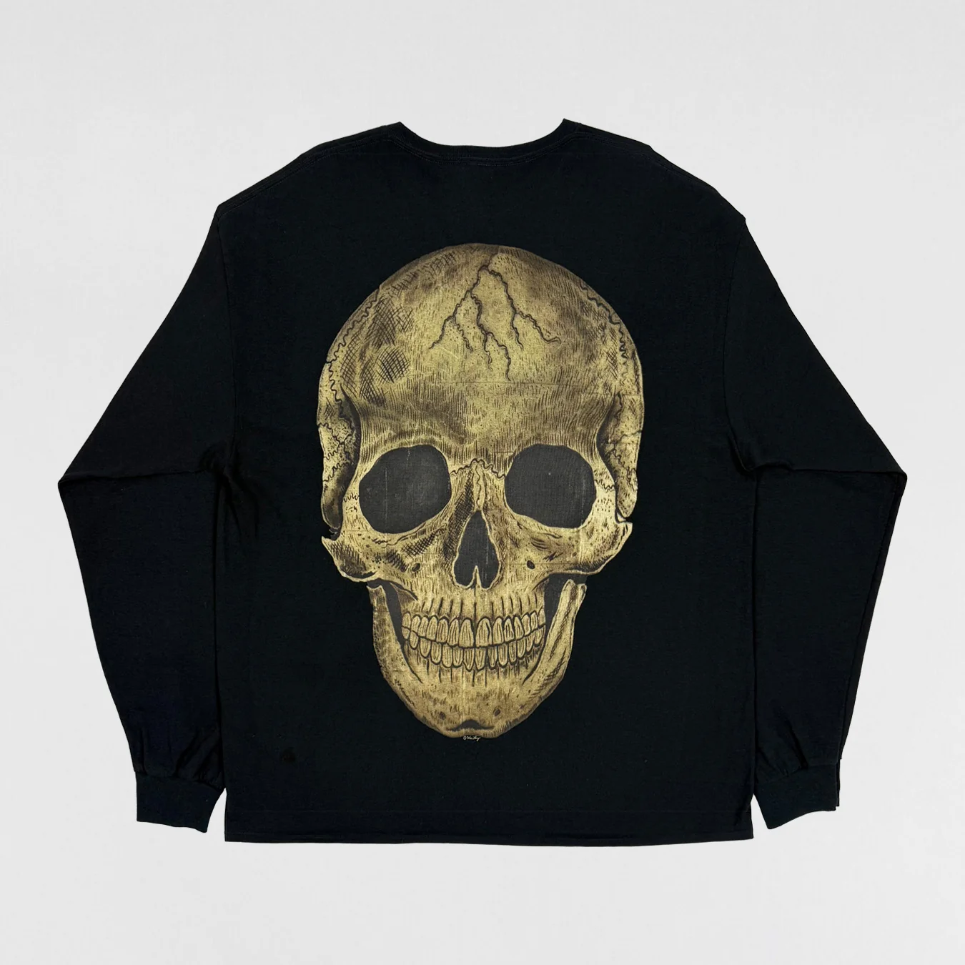 Yeezus 2015 Unreleased Skull Long Sleeve By Wes Lang