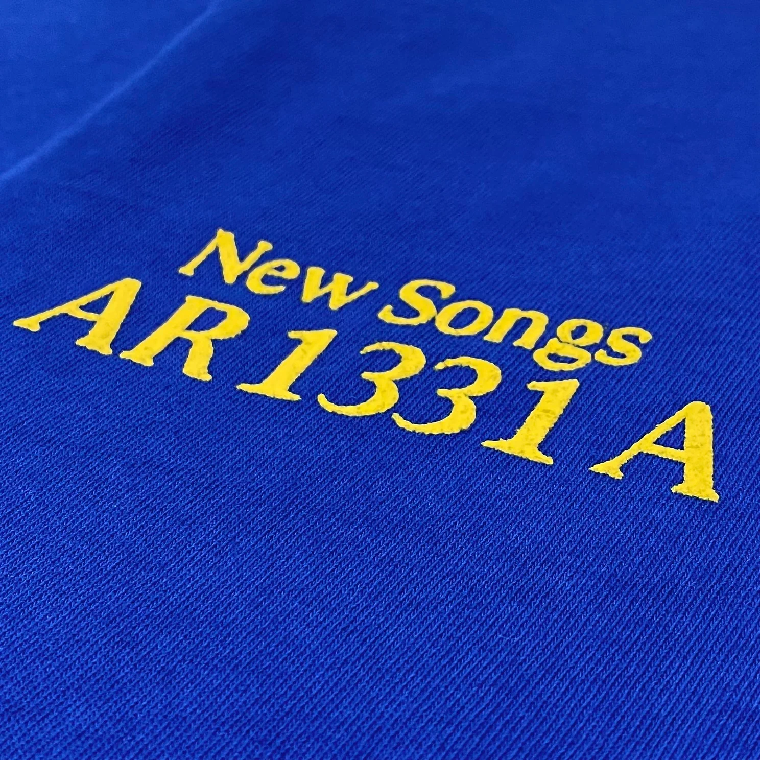 Jesus Is King 2019 Vinyl Album Tee In Blue - Image 4