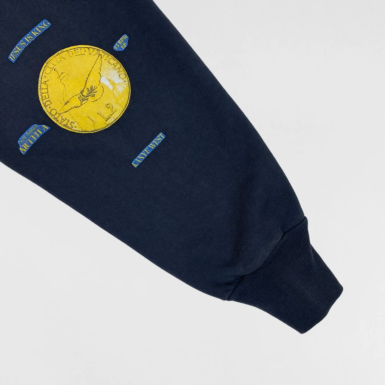 Jesus Is King 2019 Detroit Sunday Service Crewneck In Dark Navy - Image 4