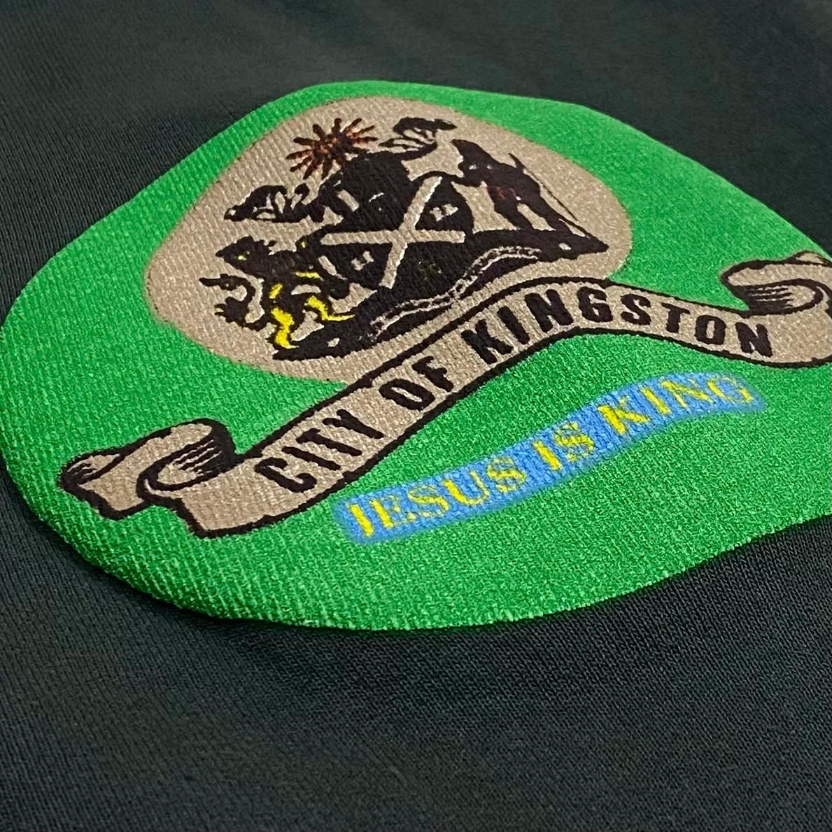 Jesus Is King 2019 Jamaica Sunday Service Crewneck - Image 5