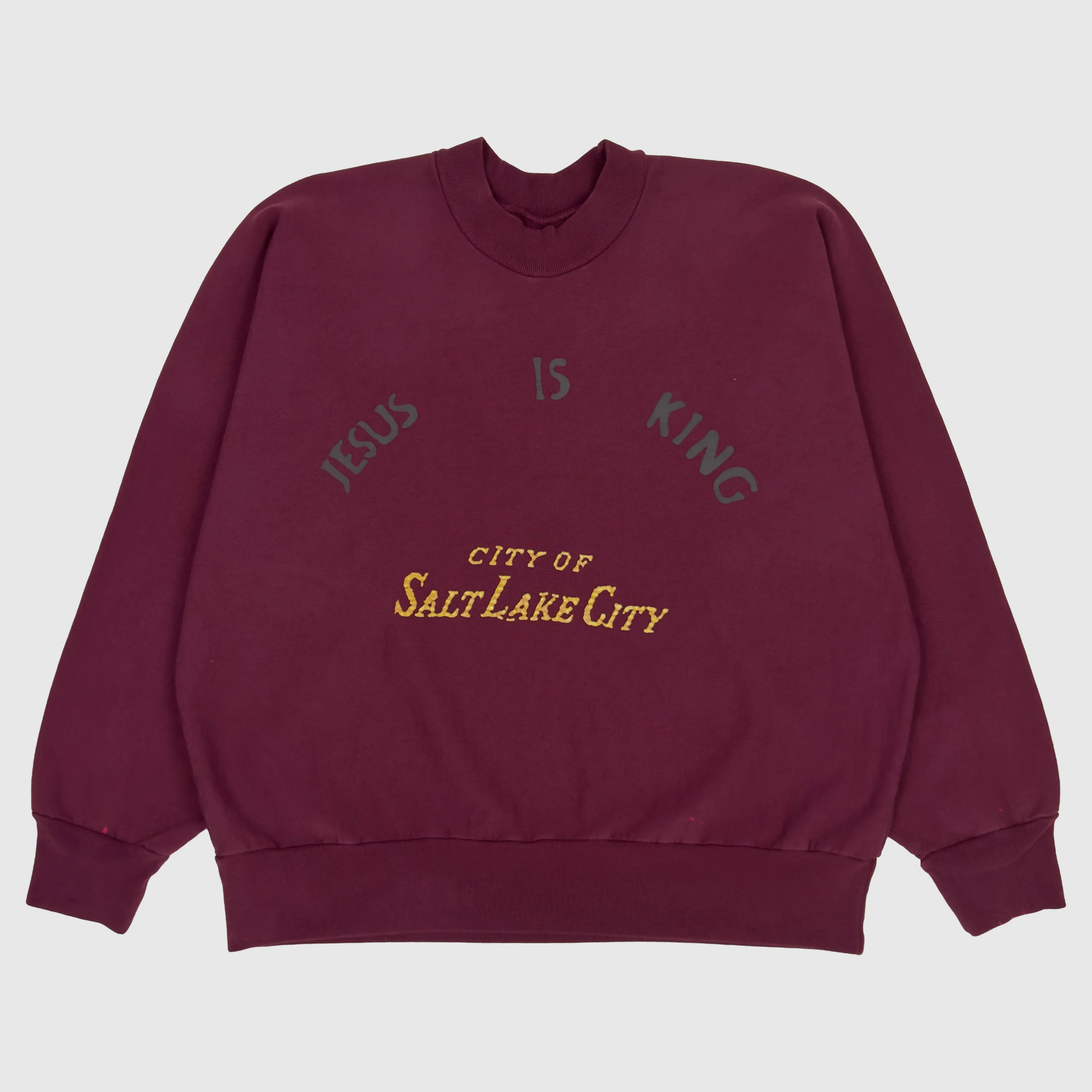 Jesus Is King 2019 Unreleased Sunday Service Salt Lake City Crewneck