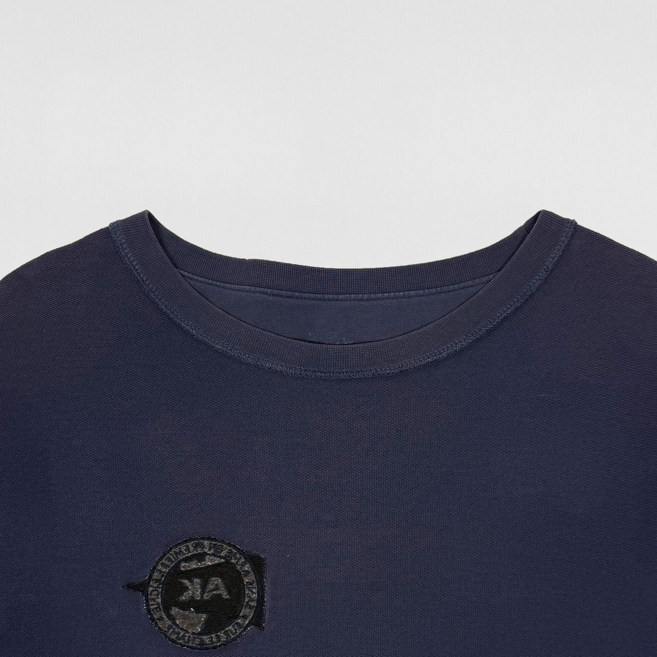 APC Kanye 2014 Inverted Patch Crewneck In Navy - Image 7