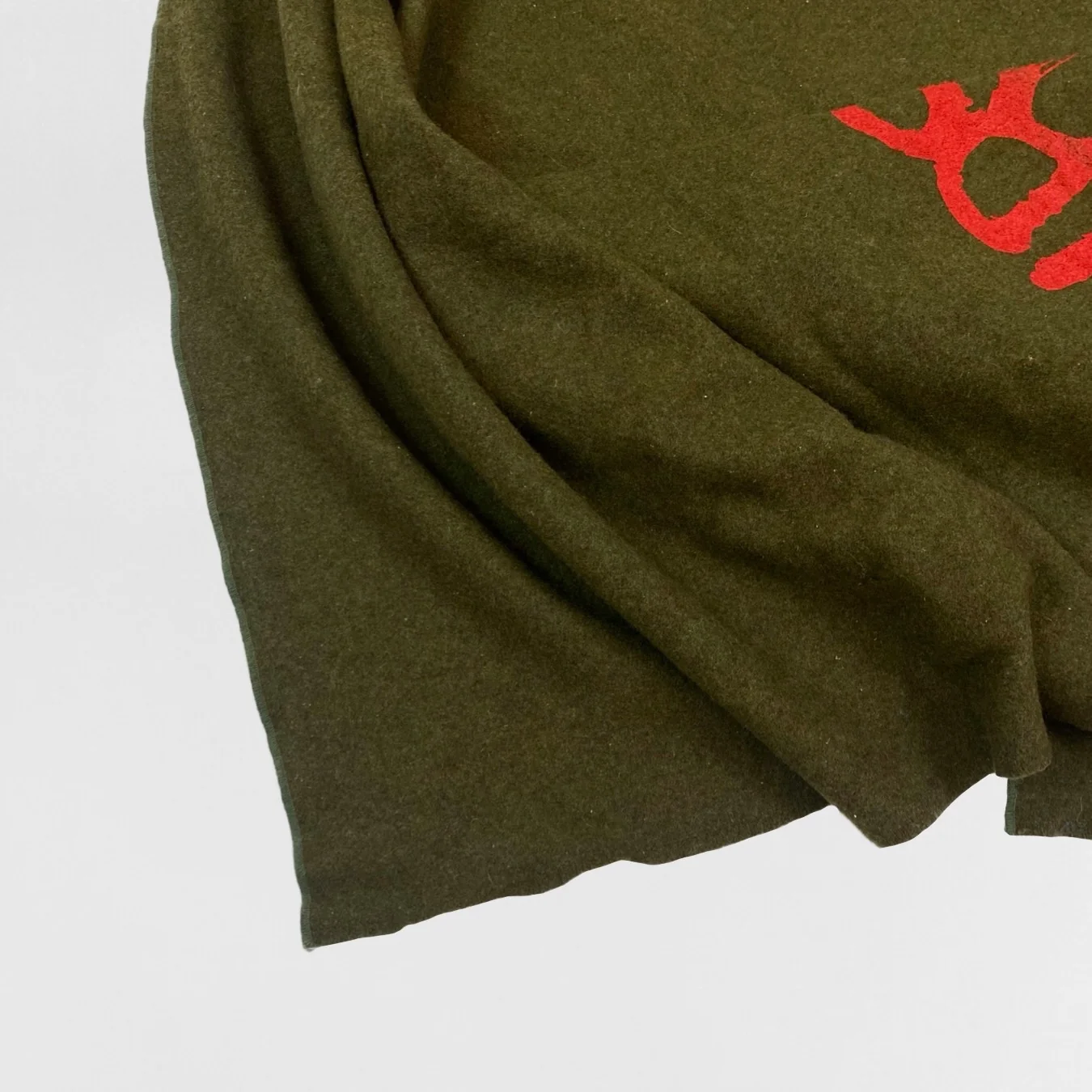 Kids See Ghost 2018 Graffiti Military Wool Blanket - Image 5