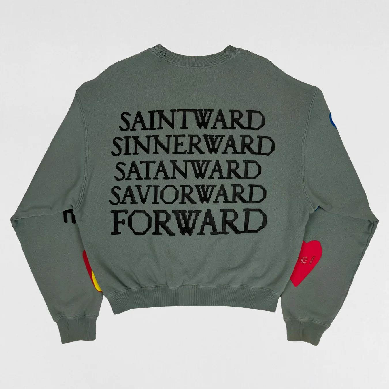 Kids See Ghost 2018 OG 'Saintward' Crewneck In Glacier - Image 7