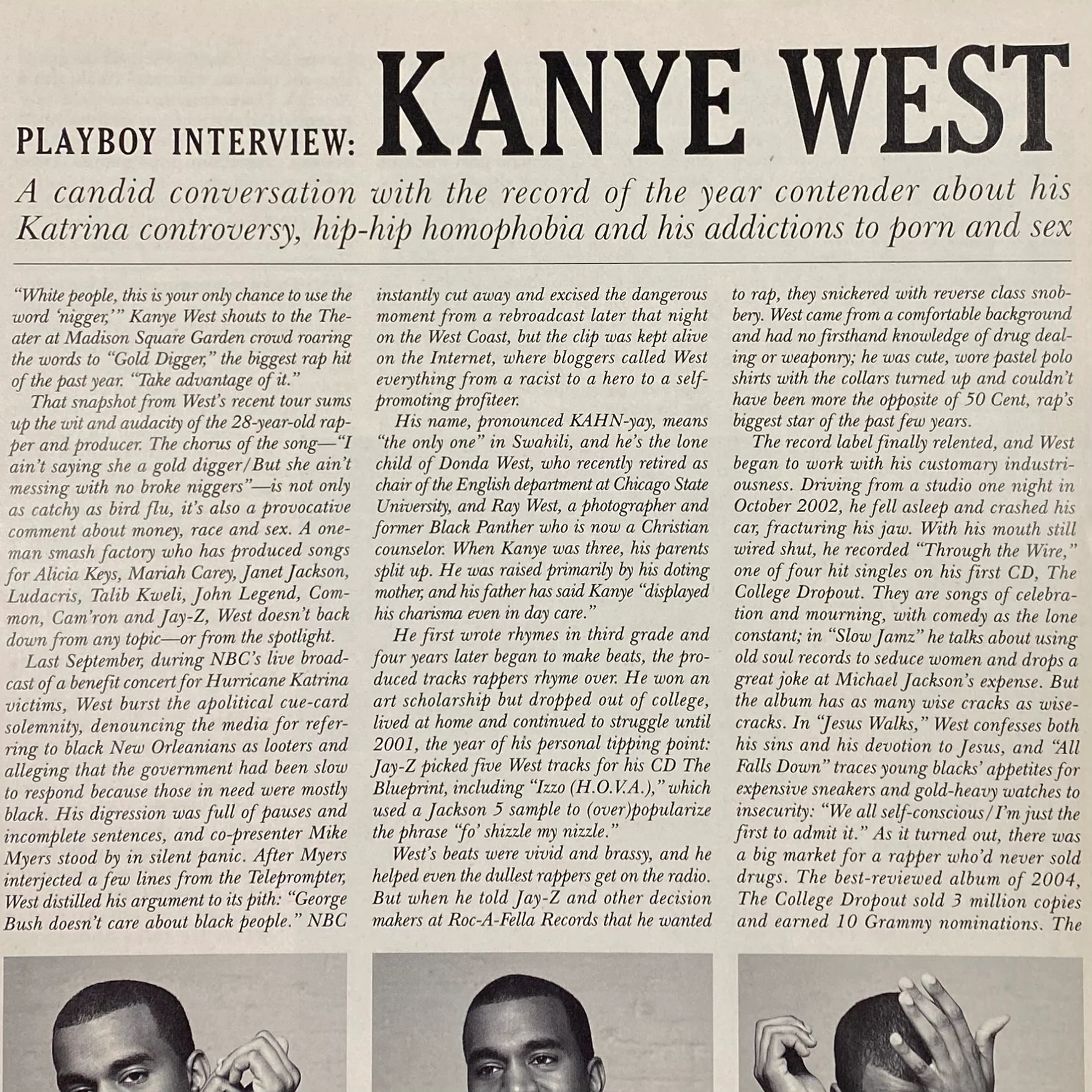 Playboy 2006 Magazine Feature Interview - Image 2