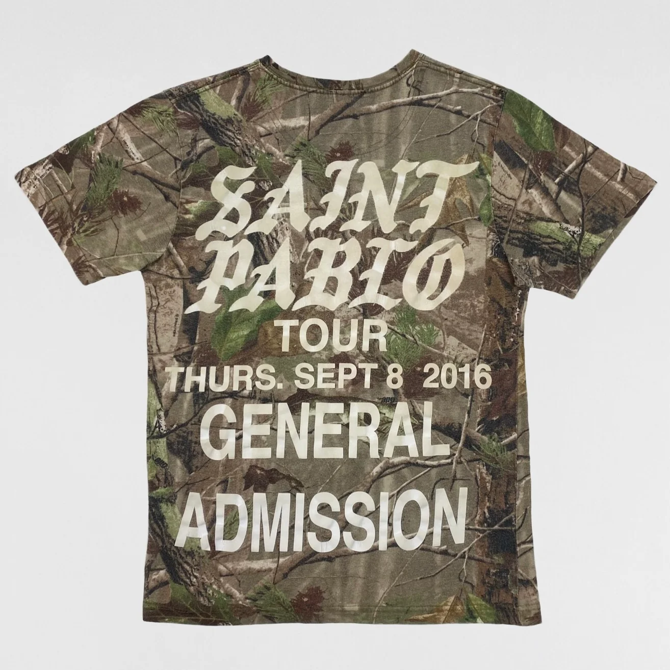 Saint Pablo Tour 2016 Unreleased Tee In Camo - Image 3