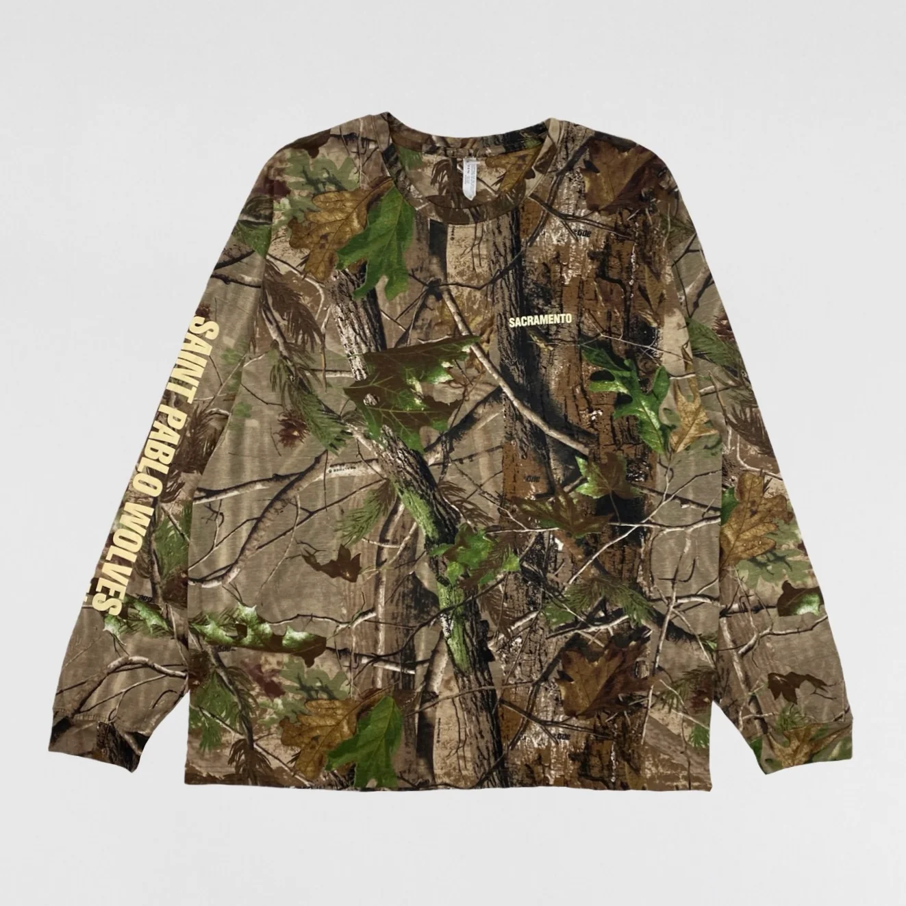 Saint Pablo Tour 2016 Wolves Long Sleeve In Camo - Image 4