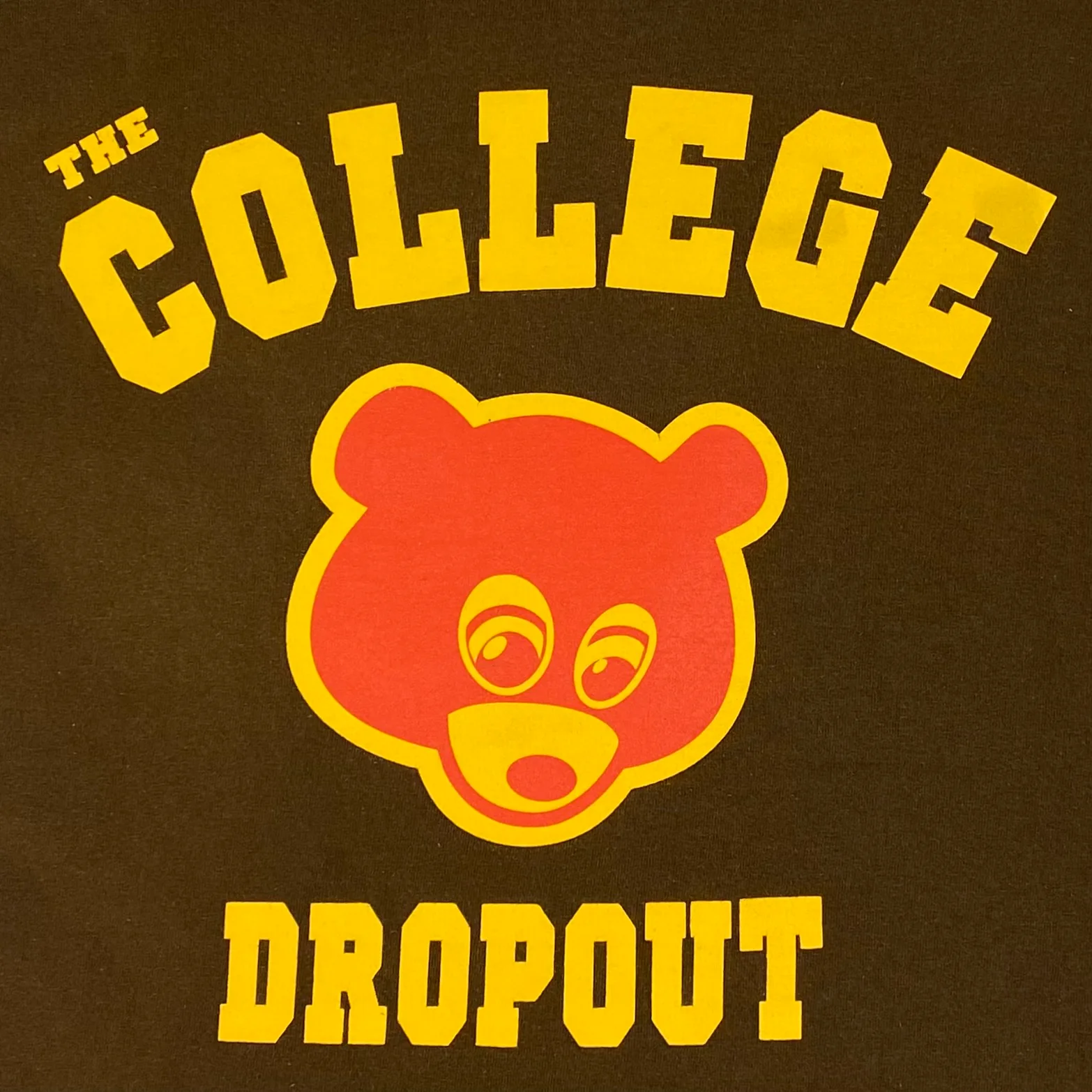 The College Dropout 2004 Album Tee In Brown - Image 2