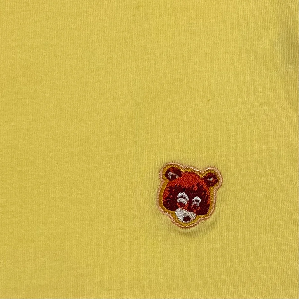 The College Dropout 2004 Unreleased Embroidered Logo Sample Tee - Image 4