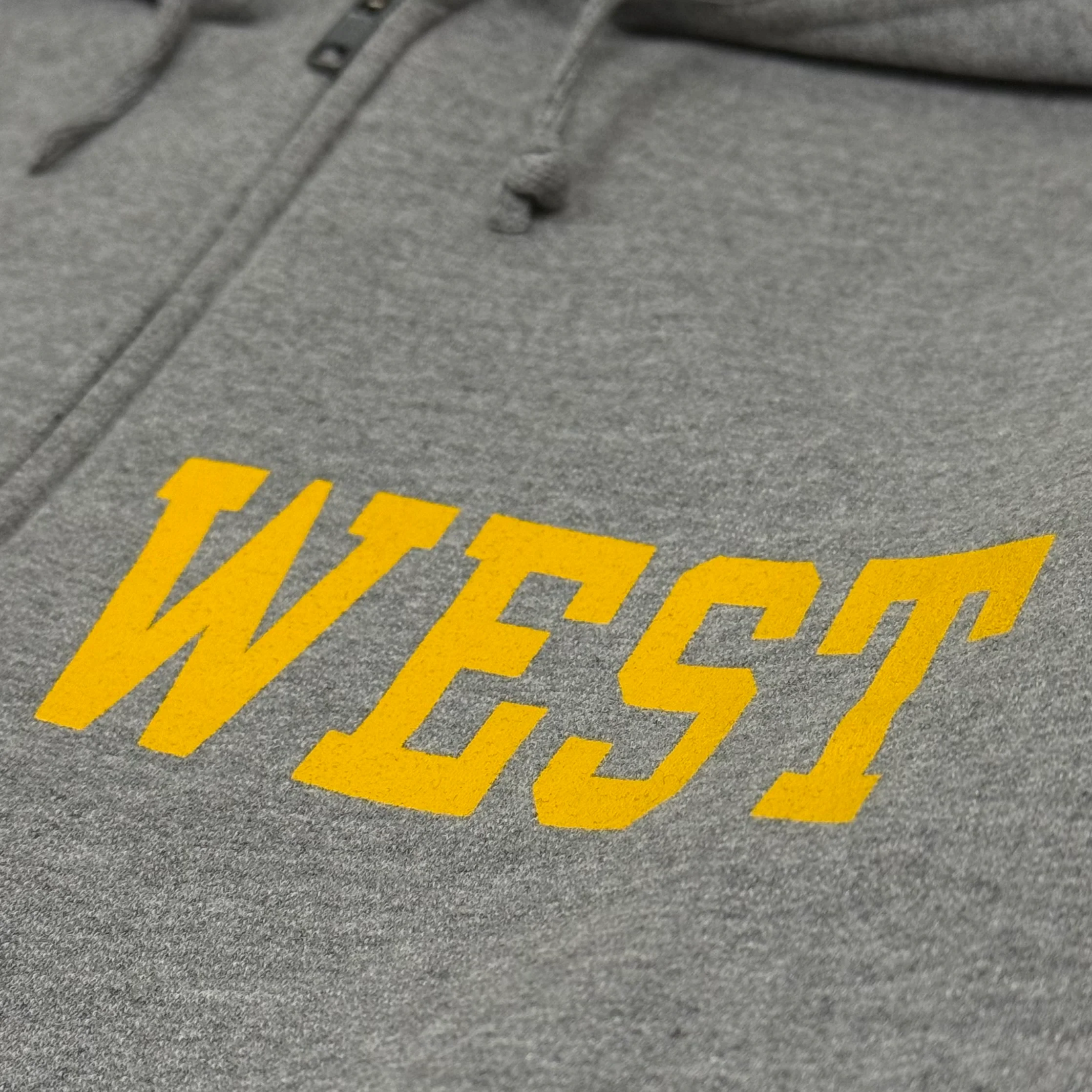 The College Dropout 2004 Zip Up Hoodie In Grey - Image 2