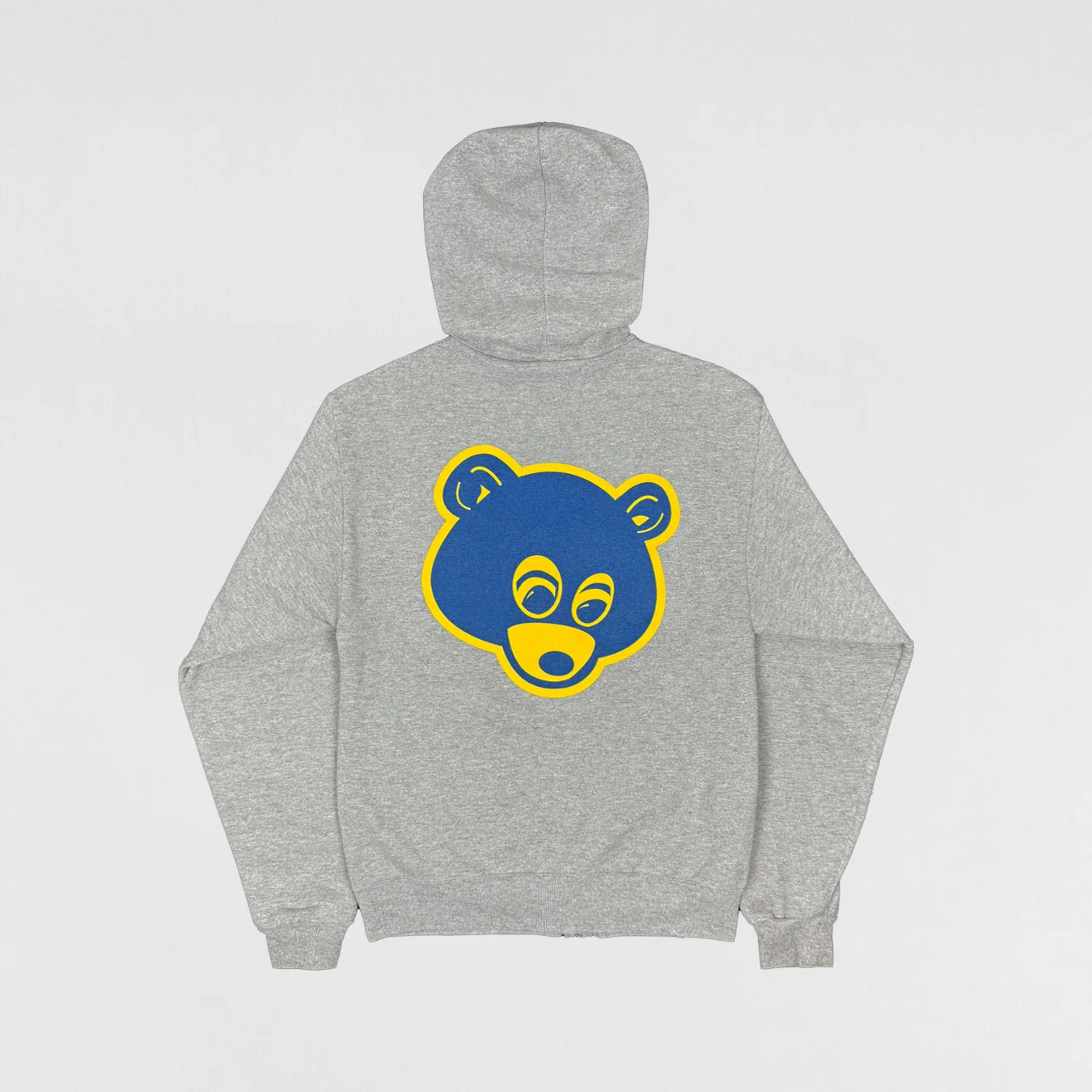 The College Dropout 2004 Zip Up Hoodie In Grey - Image 3