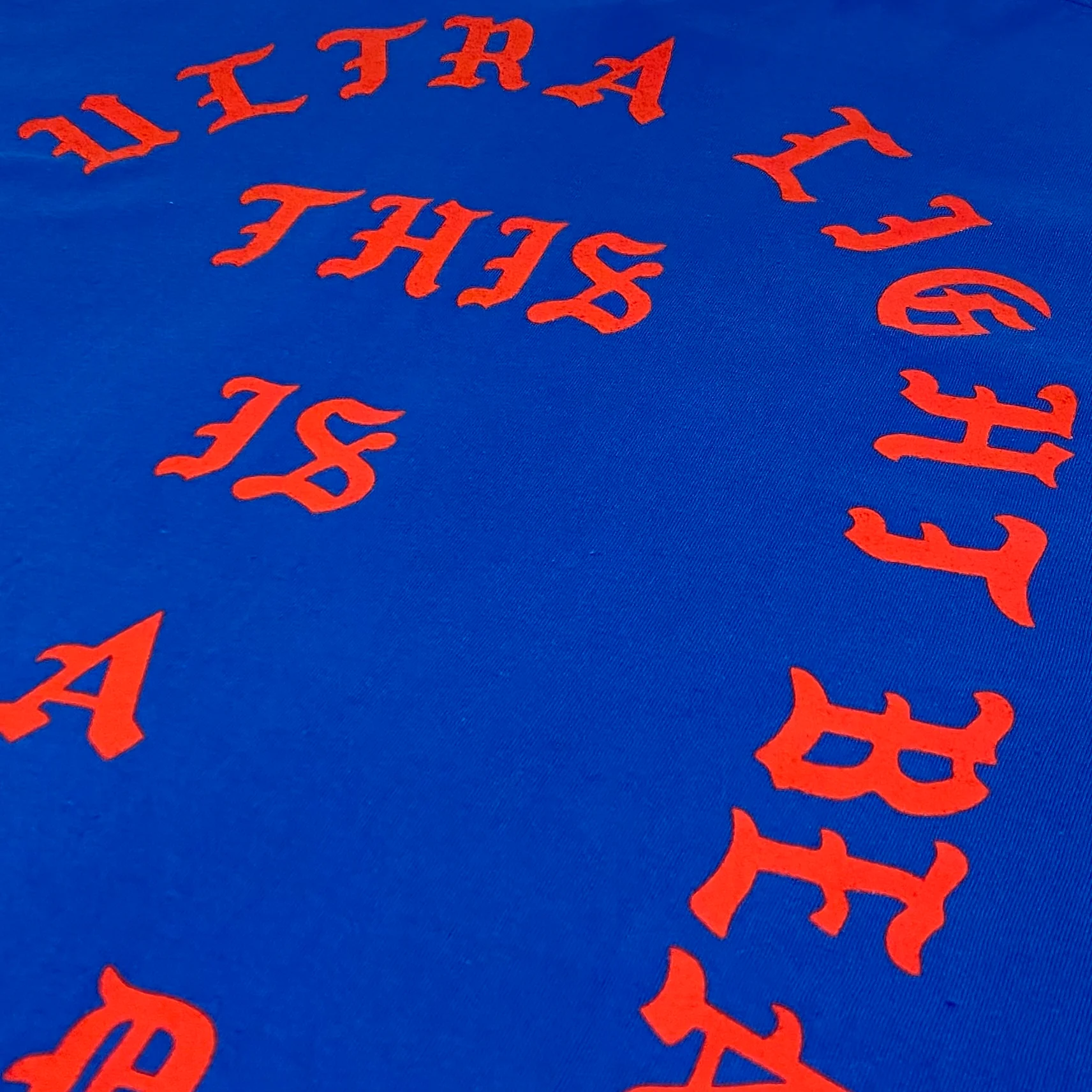 The Life of Pablo 2016 OG ‘Ultralight Beam’ Tee In Blue - Image 4