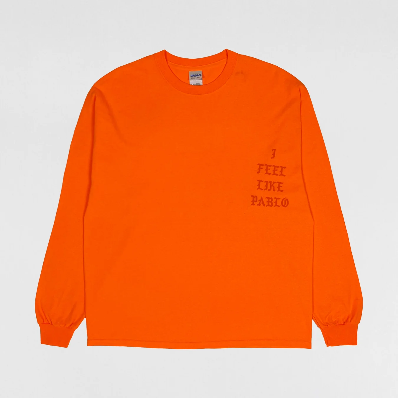 The Life of Pablo 2016 Cancelled Governor's Ball Long Sleeve In Orange