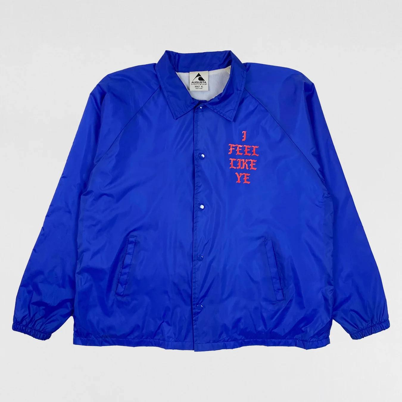 The Life of Pablo 2016 'I Feel Like Ye' Coach Jacket In Blue - Image 4
