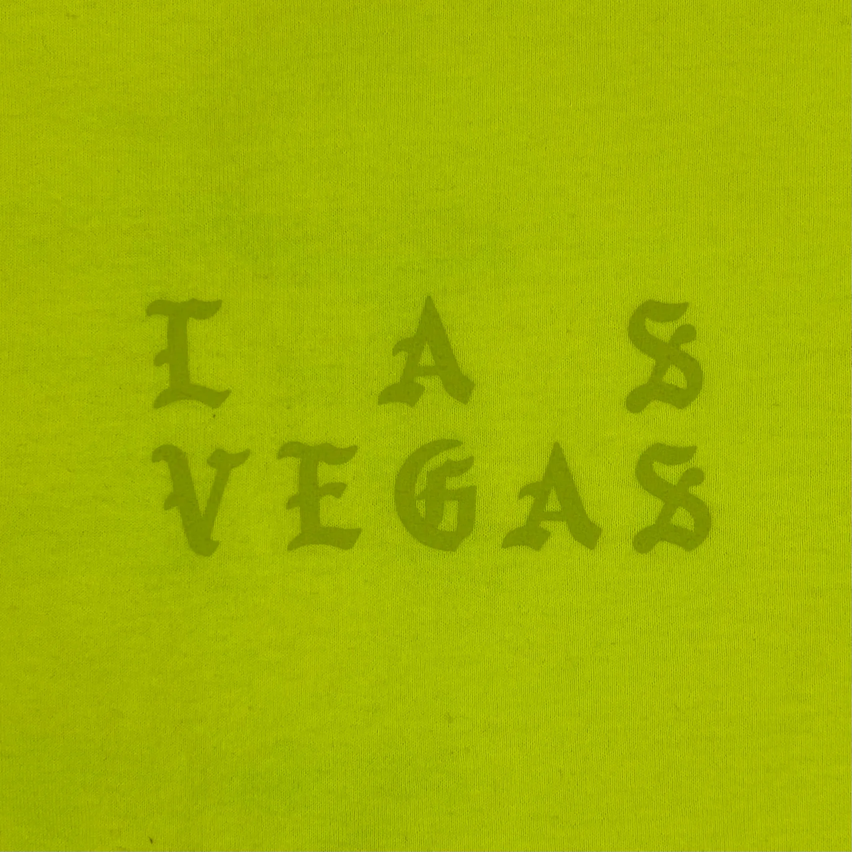The Life of Pablo 2016 Las Vegas 'I Feel Like Pablo' Tee In Neon - Image 4