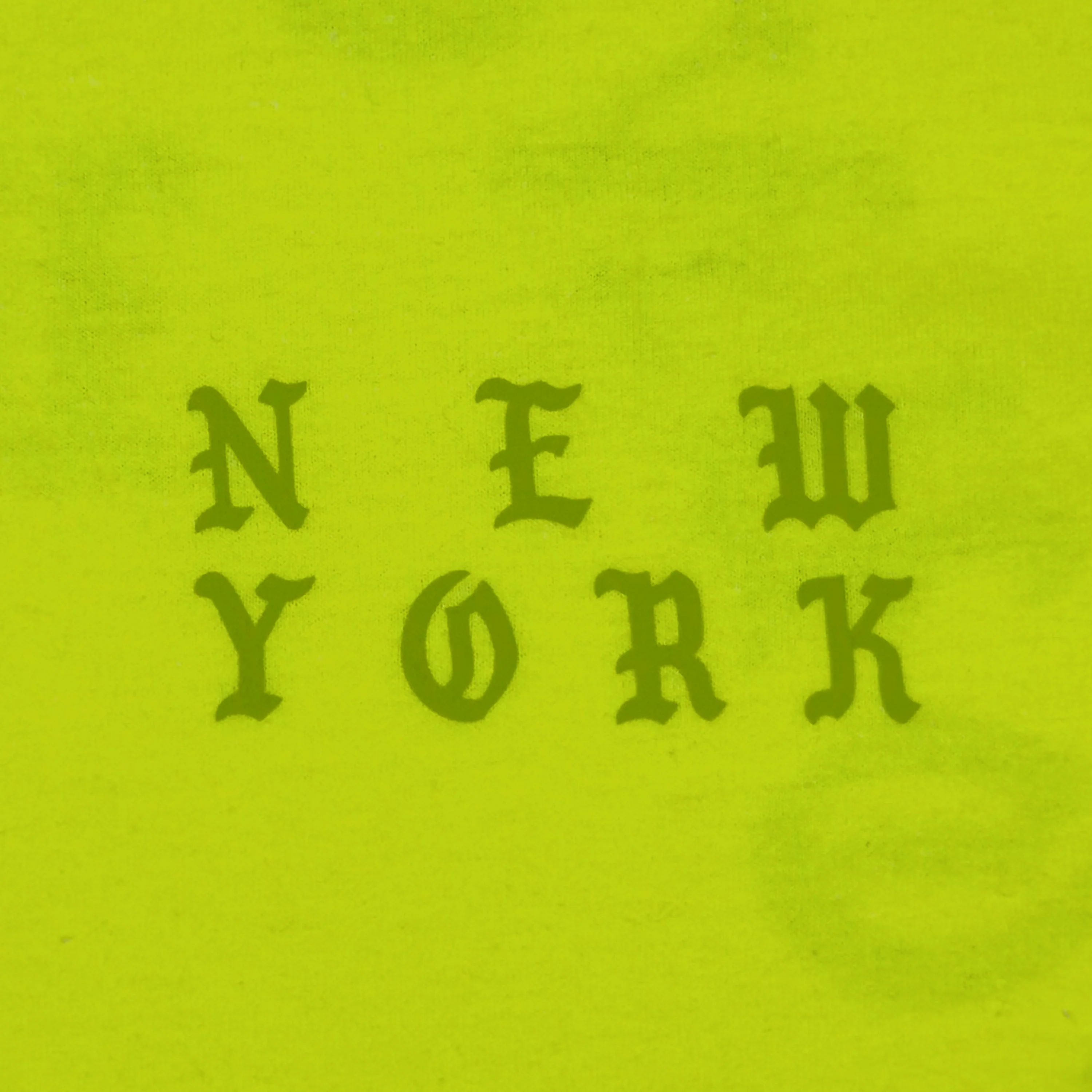 The Life of Pablo 2016 New York ‘Famous’ Tee In Frozen Yellow - Image 4