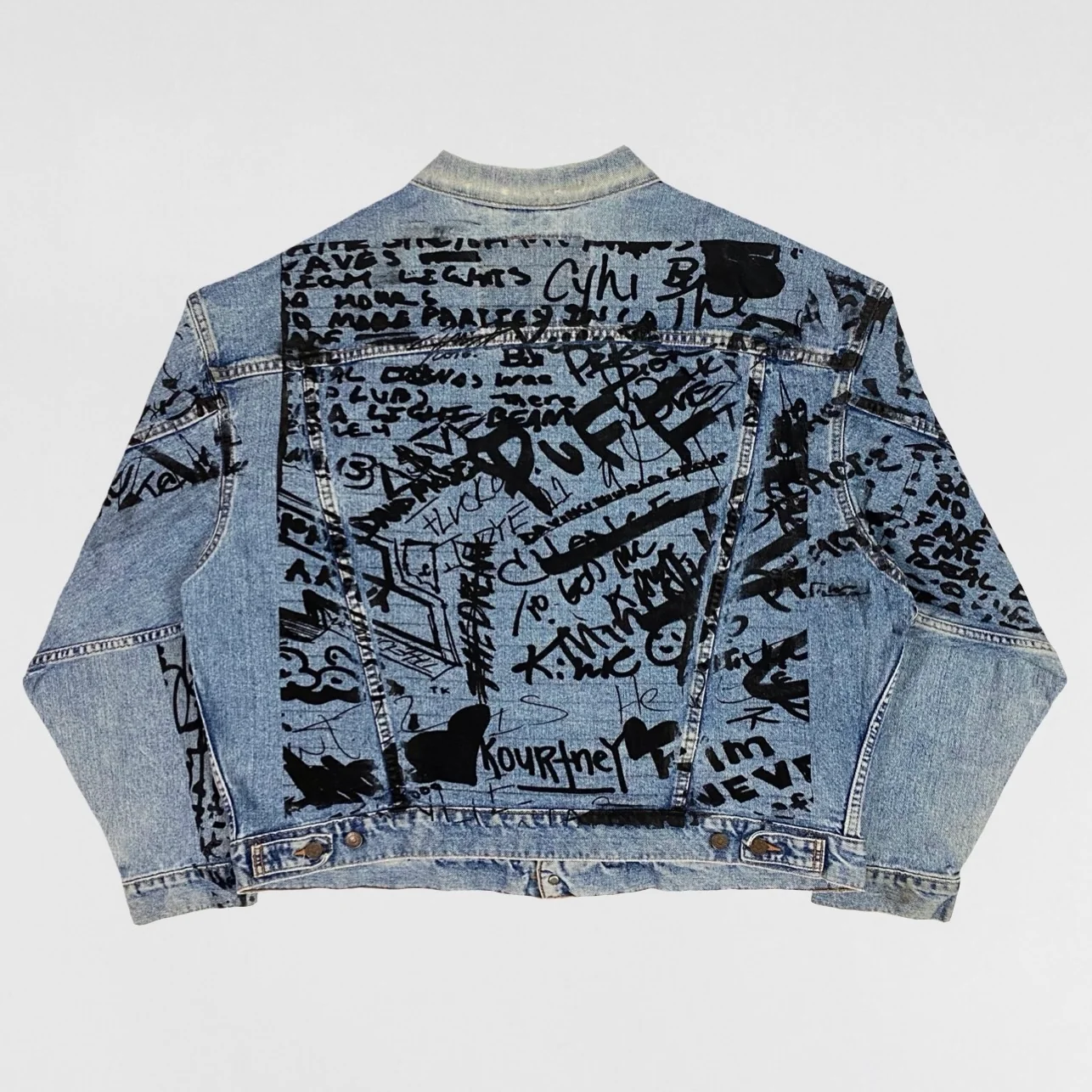 The Life of Pablo 2016 Studio Notepad 1 of 1 Denim Jacket - Image 5