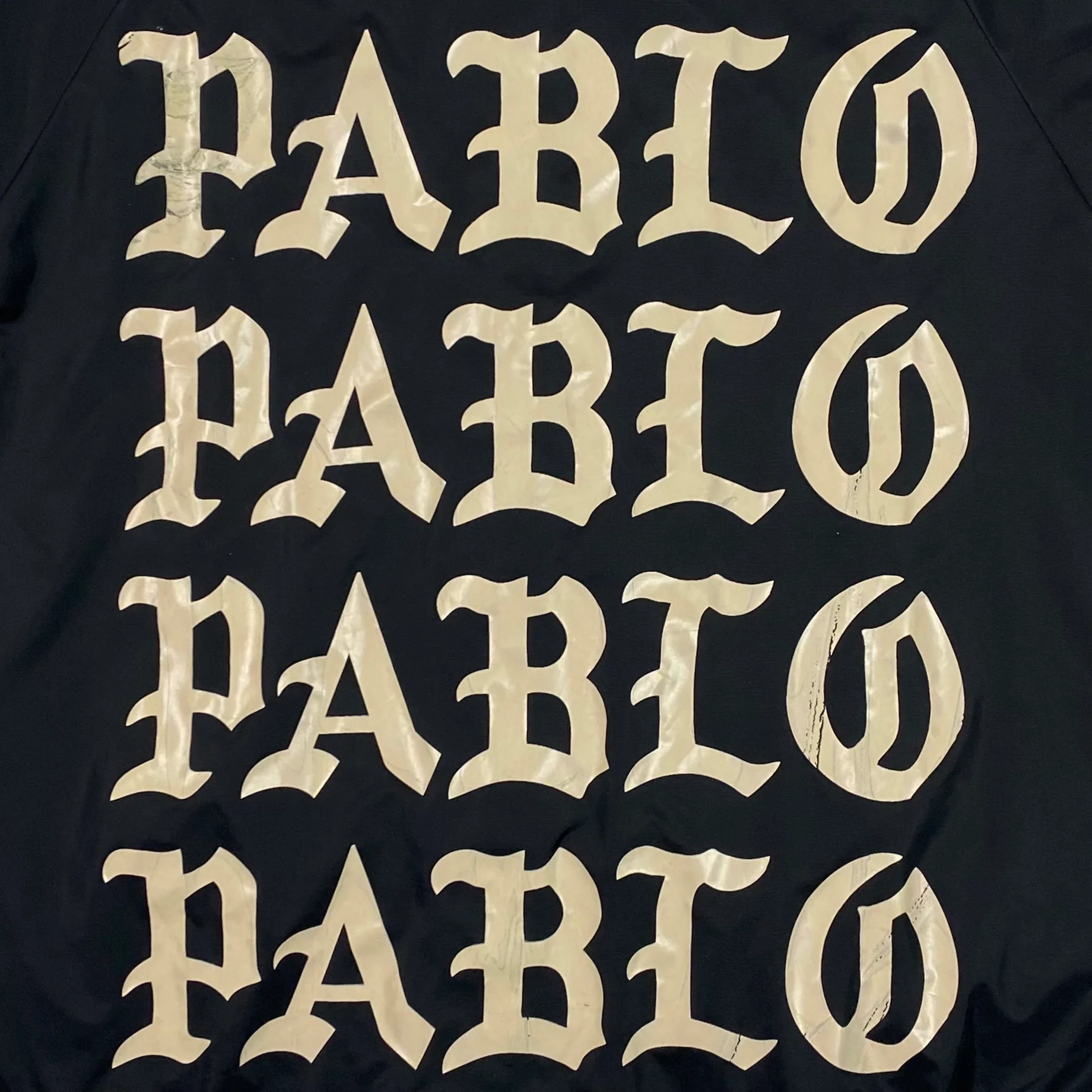 The Life of Pablo 2016 Paris 'Pablo' Coach Jacket In Black - Image 5