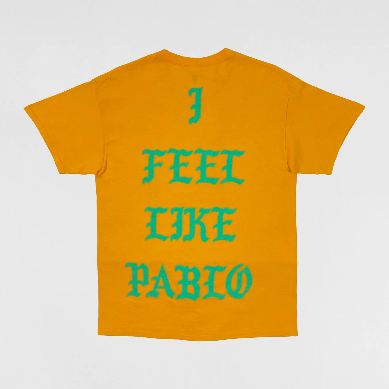 The Life of Pablo 2016 Philadelphia 'I Feel Like Pablo' Tee In Yellow