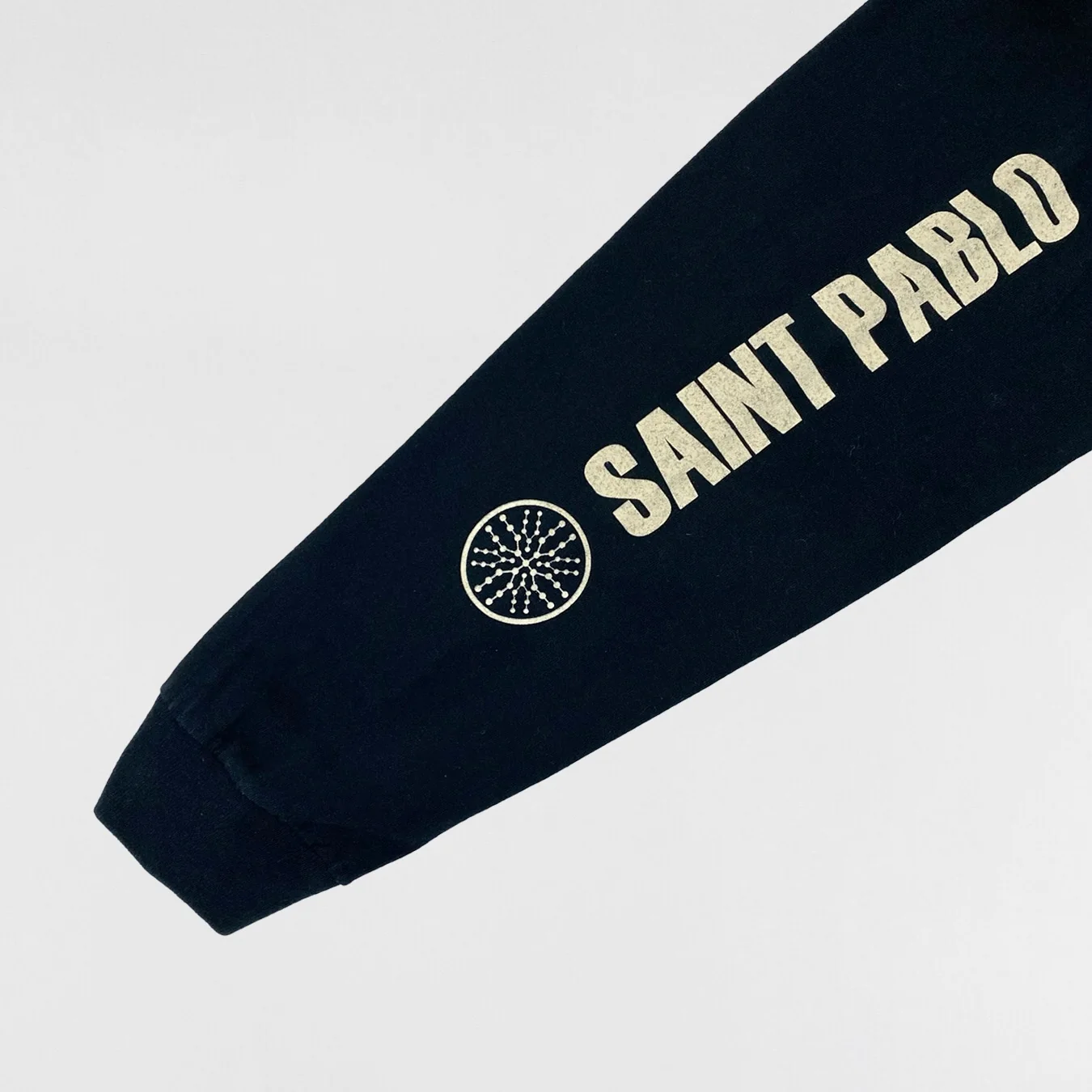 The Life of Pablo 2016 Saint Pablo Logo Long Sleeve In Black - Image 3