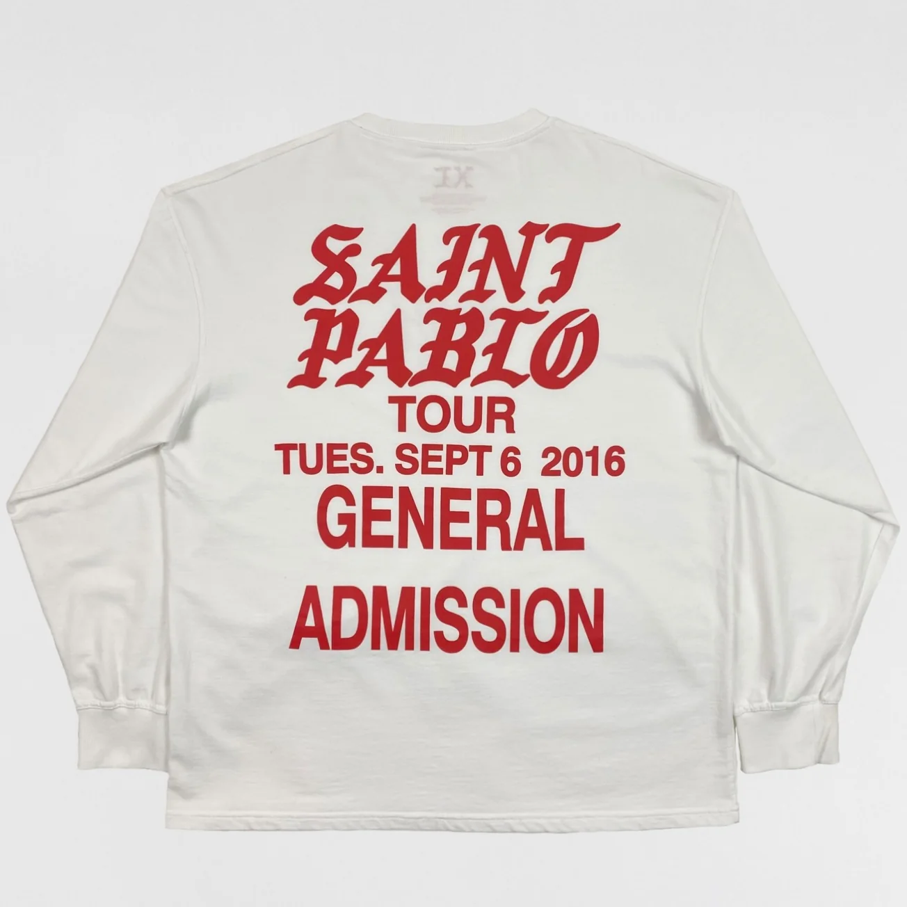 Saint Pablo Tour 2016 Unreleased Thermal Long Sleeve - Image 4