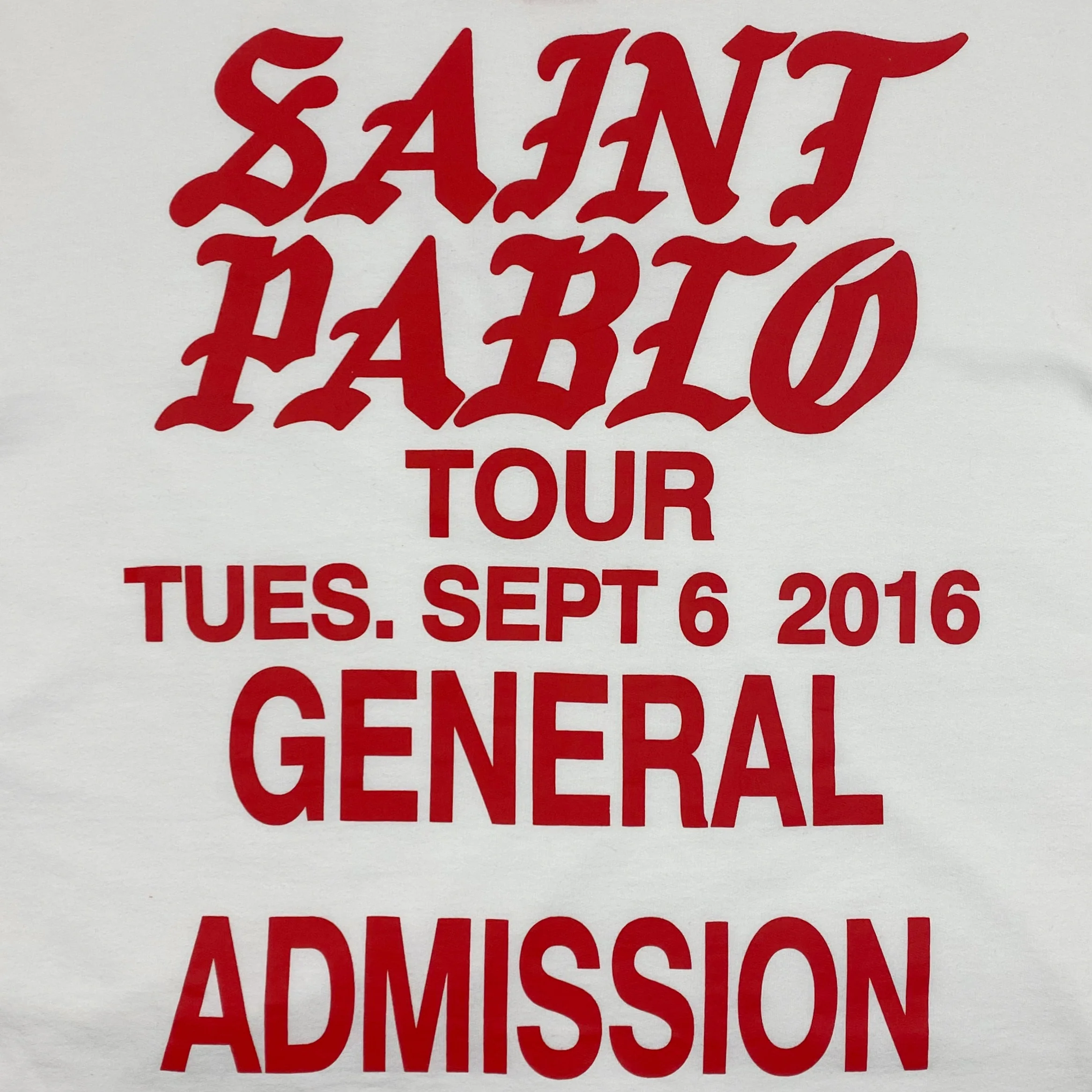 Saint Pablo Tour 2016 Unreleased Thermal Long Sleeve - Image 5
