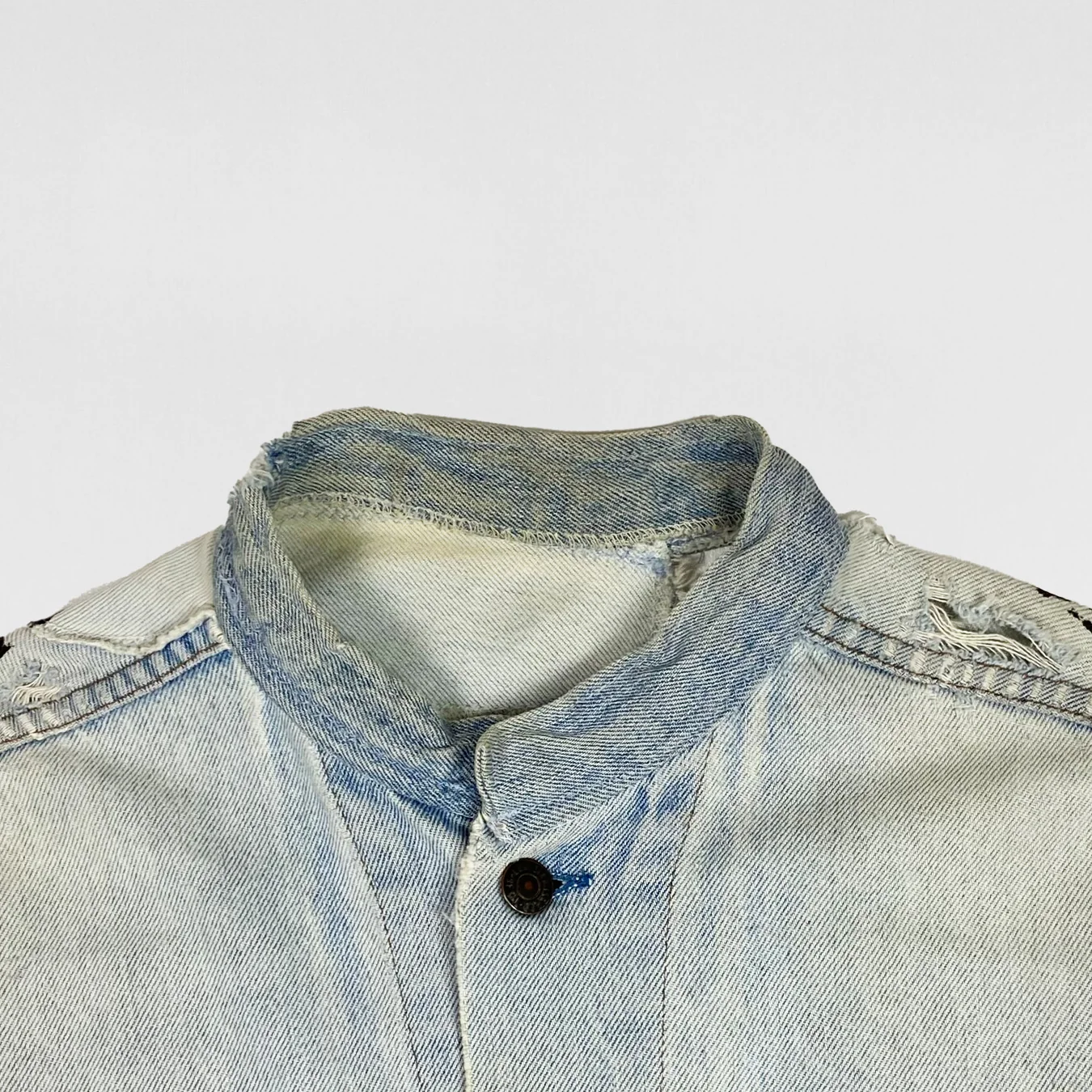 The Life of Pablo 2016 Studio Notepad 1 of 1 Reworked Denim Jacket - Image 2