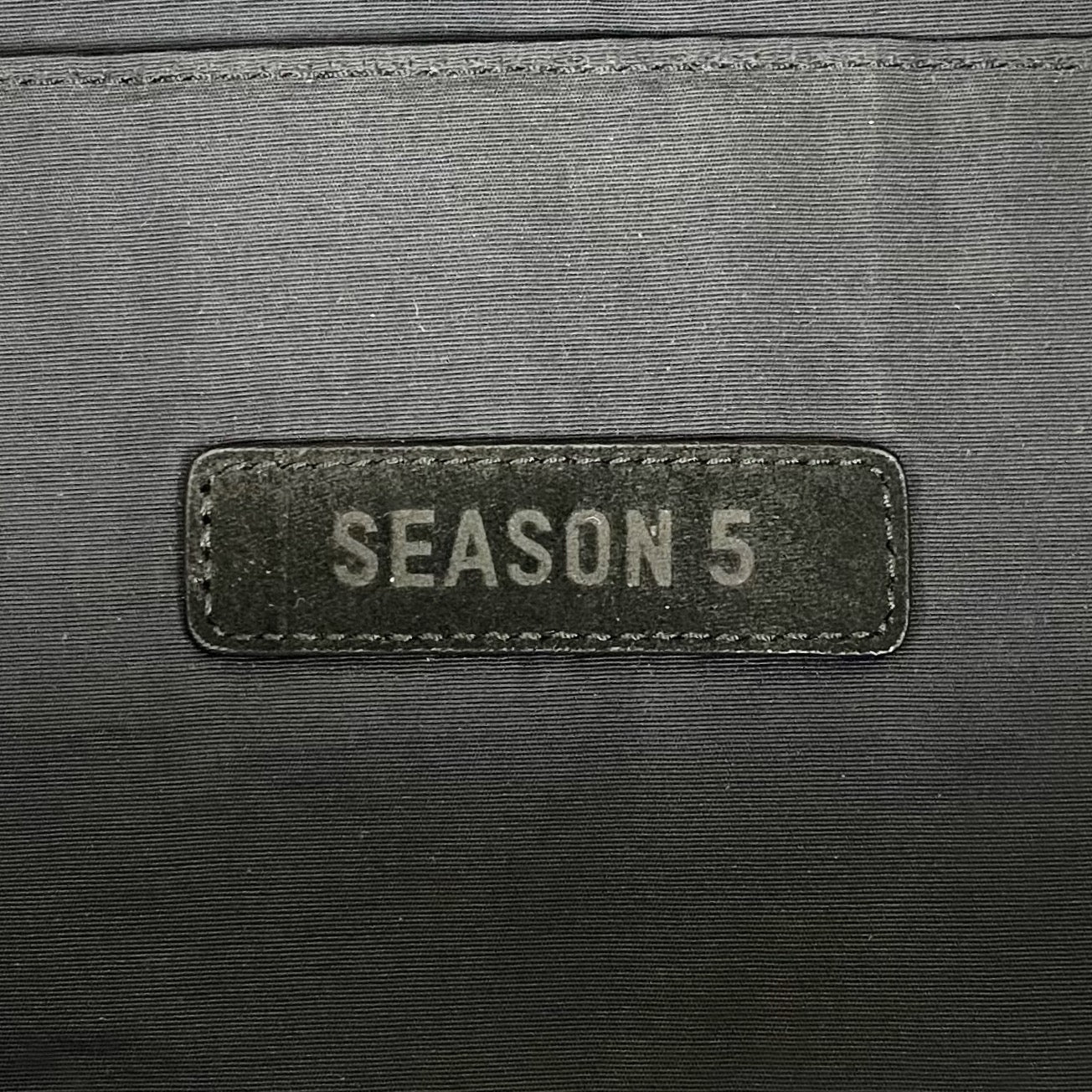 Unreleased 2015 Yeezus Black Logo Patch SZN 5 Backpack - Image 5