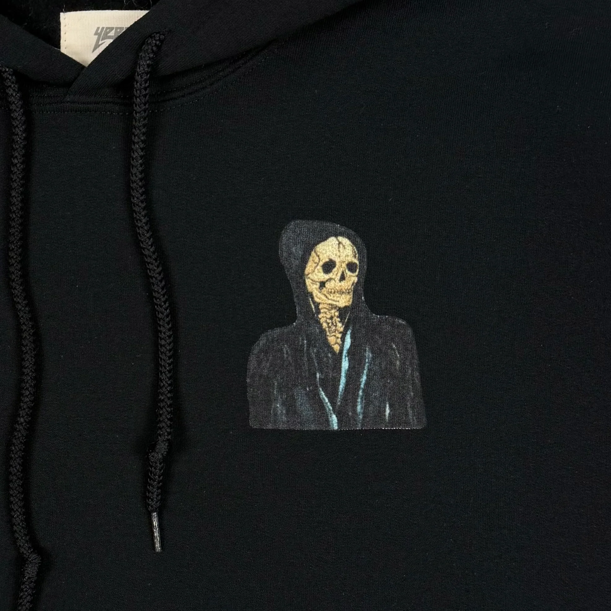 Yeezus 2015 Unreleased Hooded Reaper Logo Hoodie by Wes Lang - Image 2