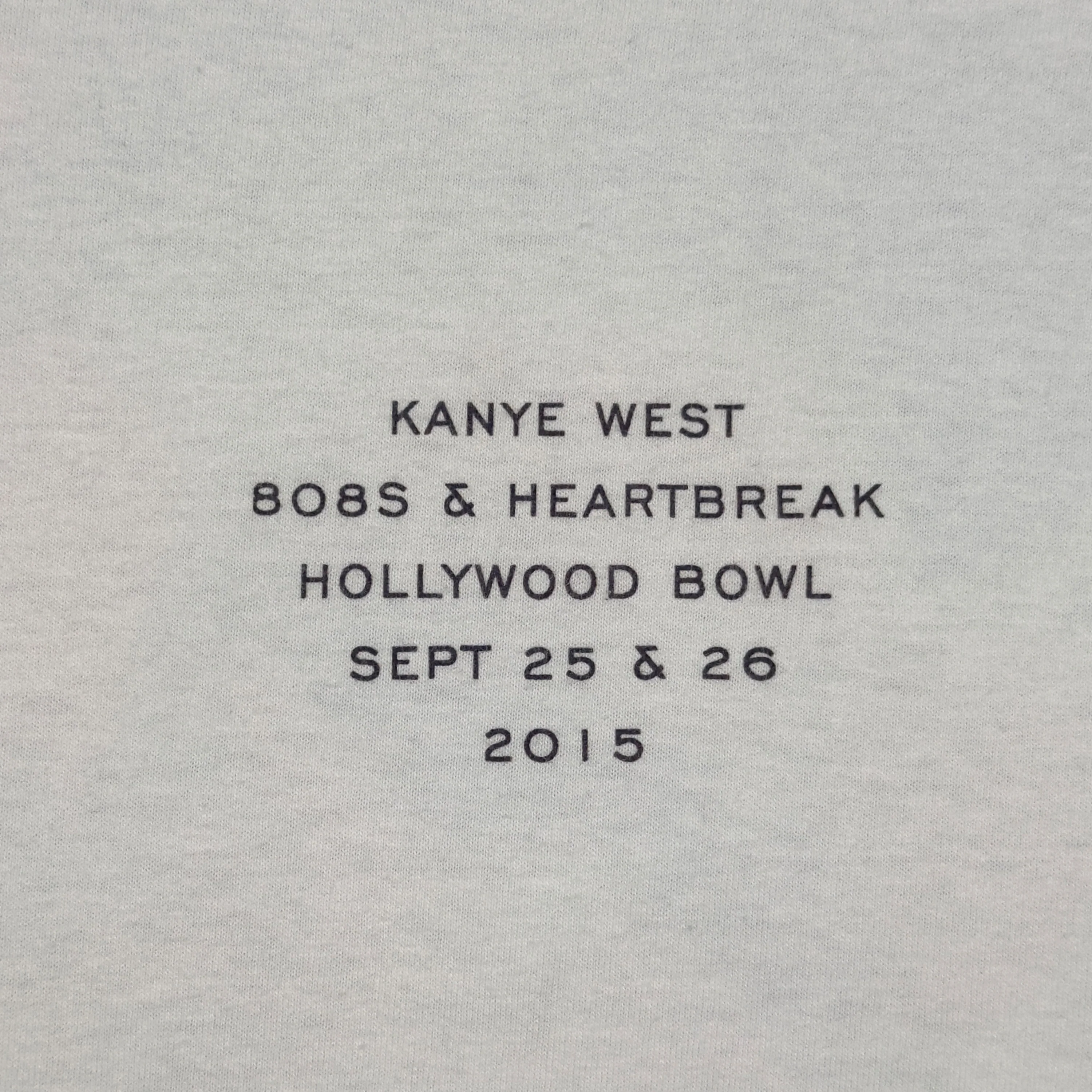 808’s & Heartbreak 2015 Unreleased Artwork Tee By Nick Knight - Image 5