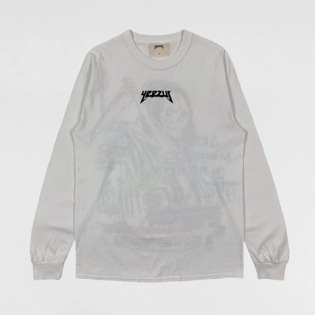 Yeezus 2015 Unreleased F&F ‘How To Beat The Devil’ Long Sleeve In White - Image 7