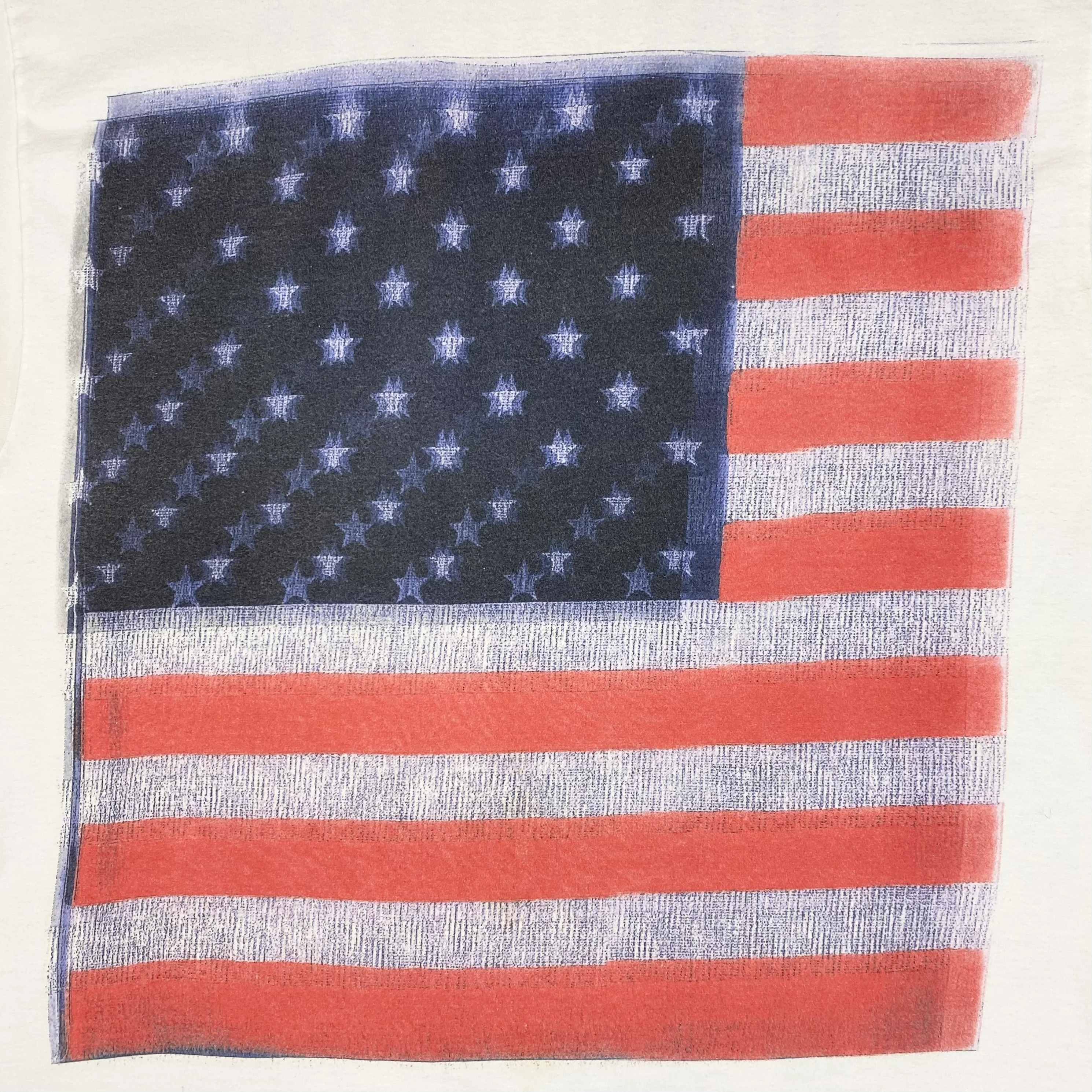 Watch The Throne 2012 USA Flag Tee In White - Image 2