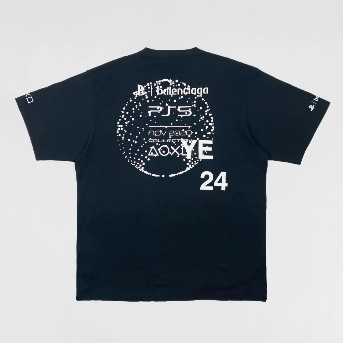 Yeezy 2022 BalenciagaMulti Logo Tee - Image 6