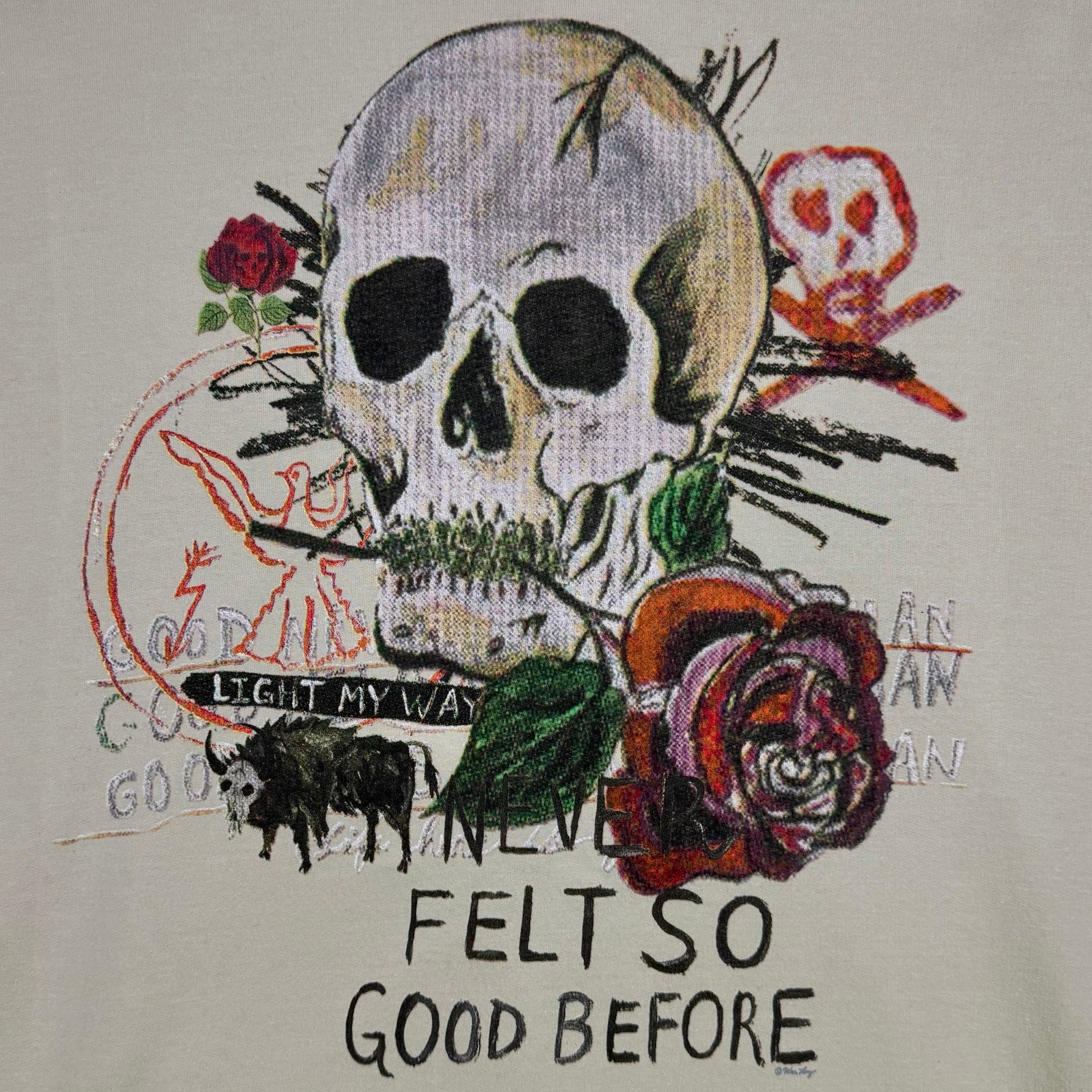 Yeezus 2015 Unreleased 'Never Felt So Good Before’ Hoodie By Wes Lang - Image 2