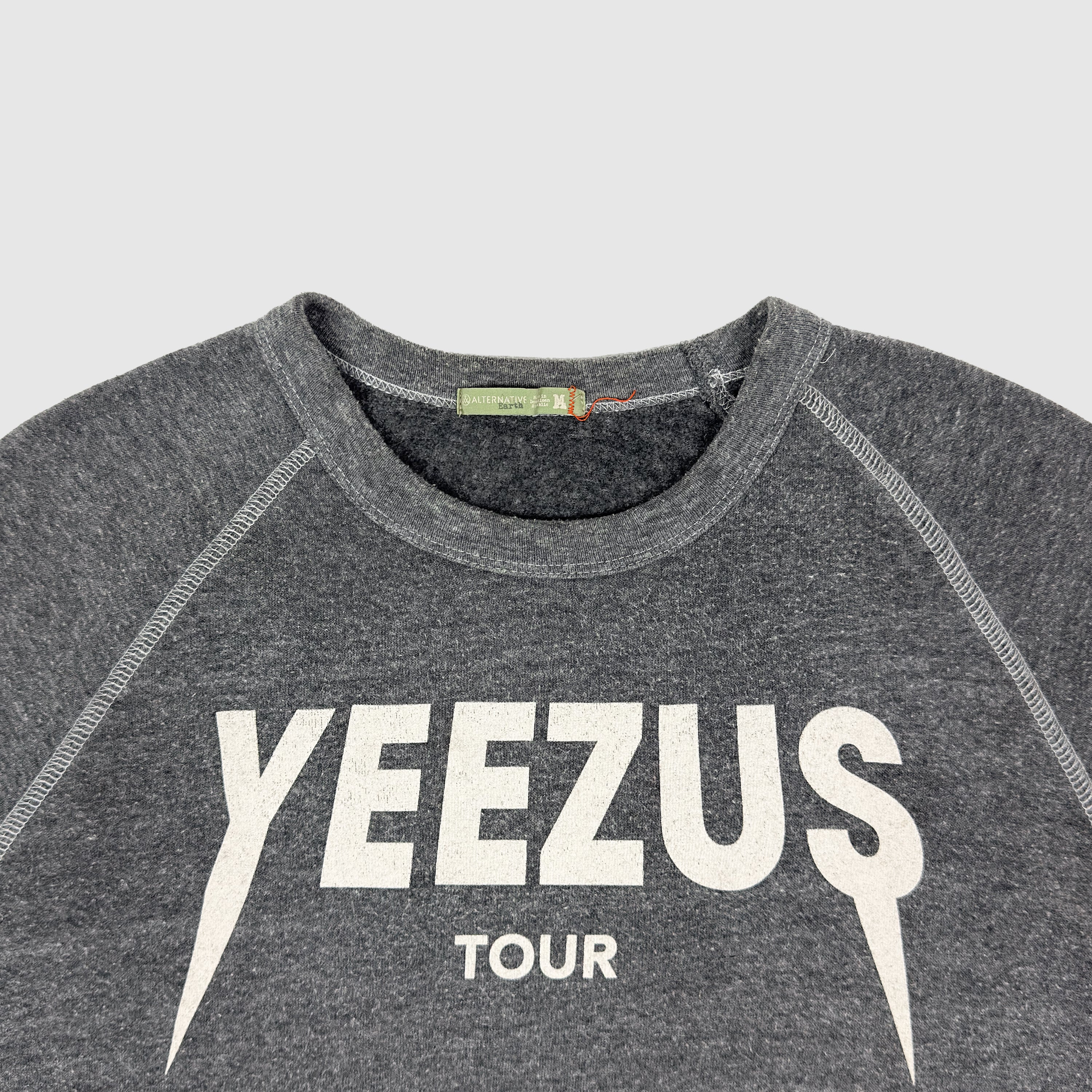 Yeezus Tour 2013 OG Raglan Crewneck By Virgil Abloh - Image 2