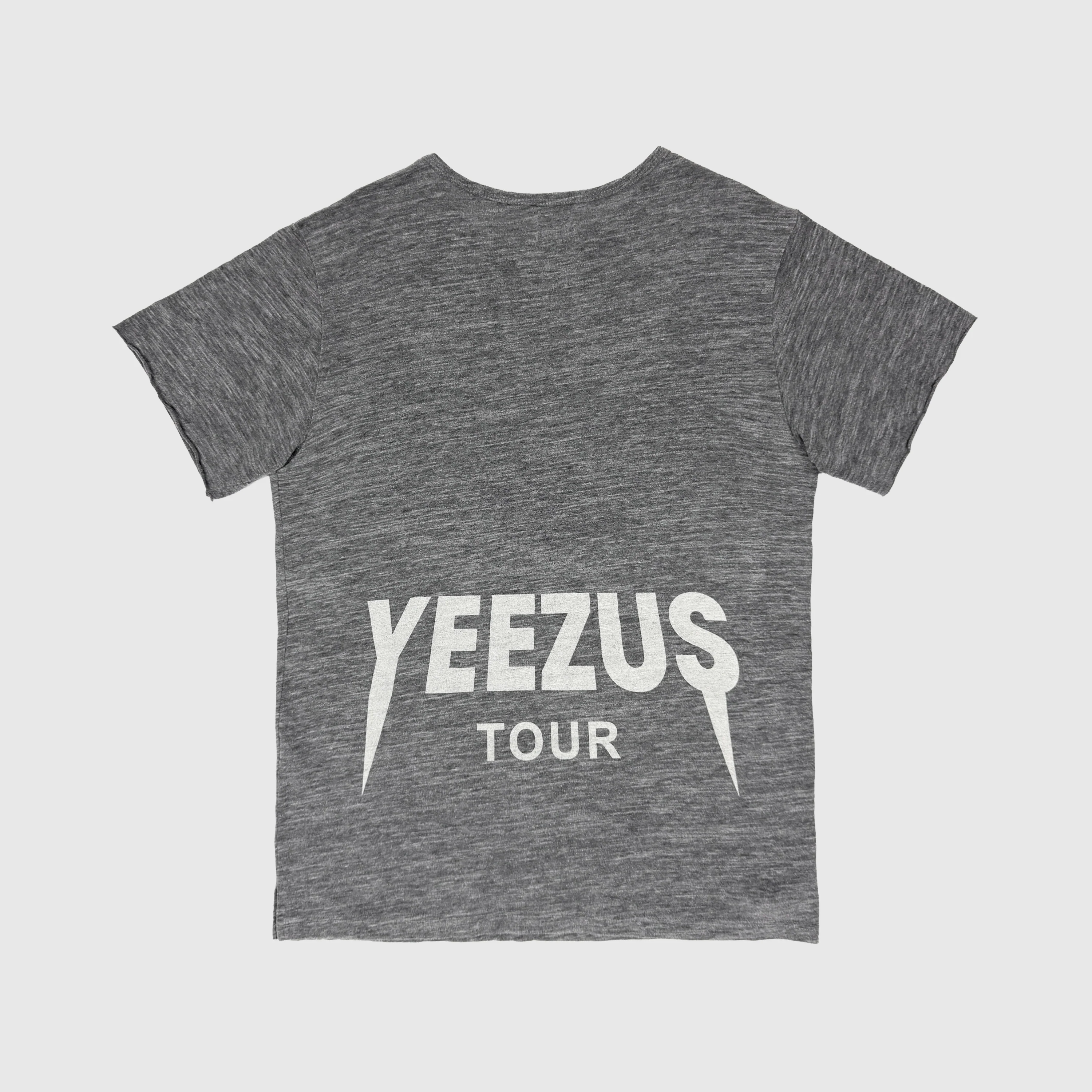 Yeezus Tour 2013 'Black Friday' Logo Tee In Heather Grey - Image 3