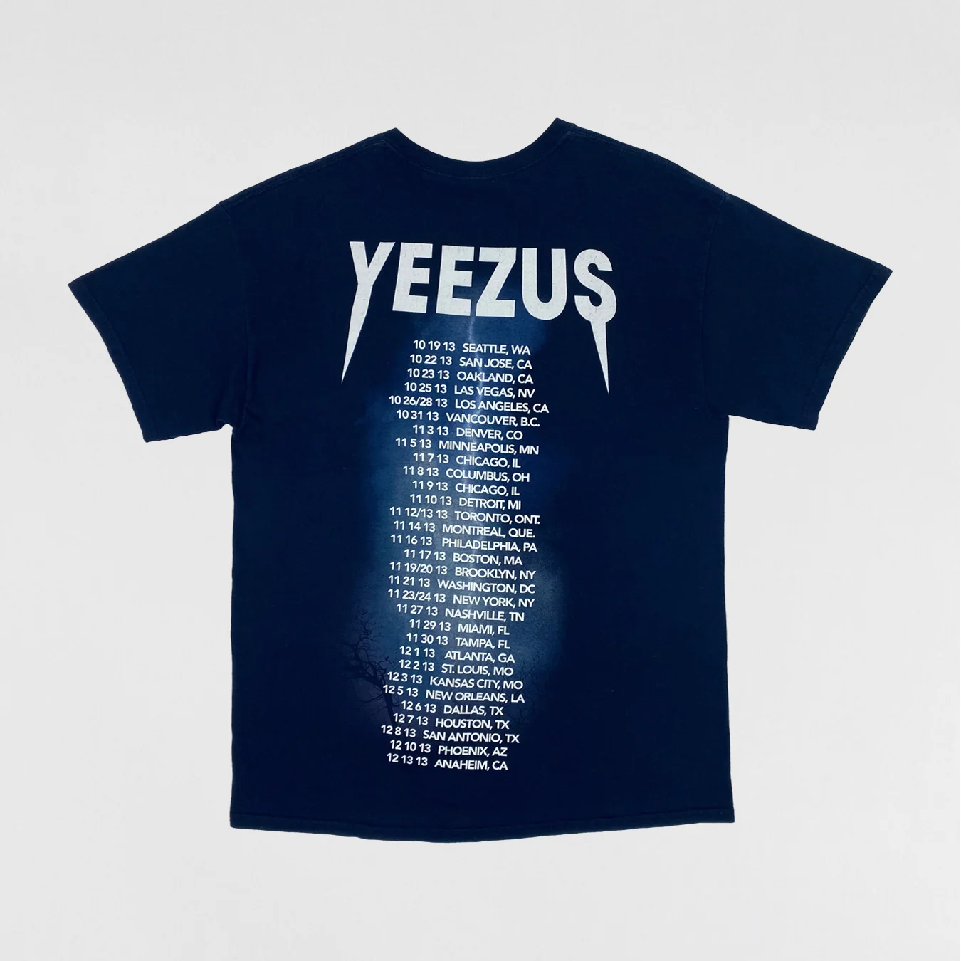 Yeezus Tour 2013 OG Lightning Tee By Virgil Abloh - Image 4
