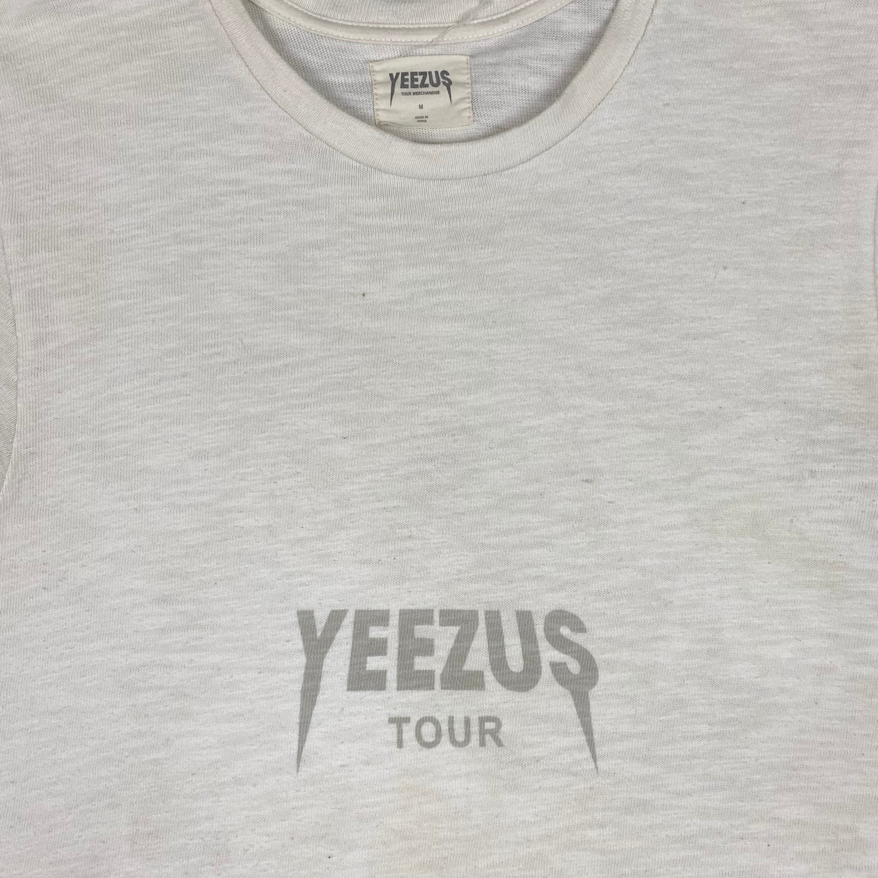 Yeezus Tour 2013 Black Friday Cut Off Tee In White - Image 2