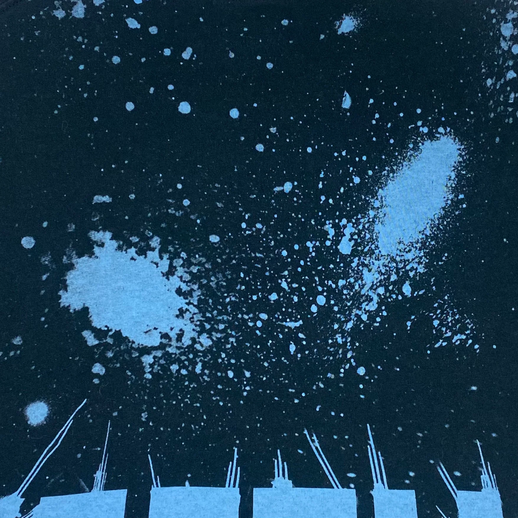 Yeezus Tour 2014 Australian Flying Reaper Tee In Blue Splatter - Image 5