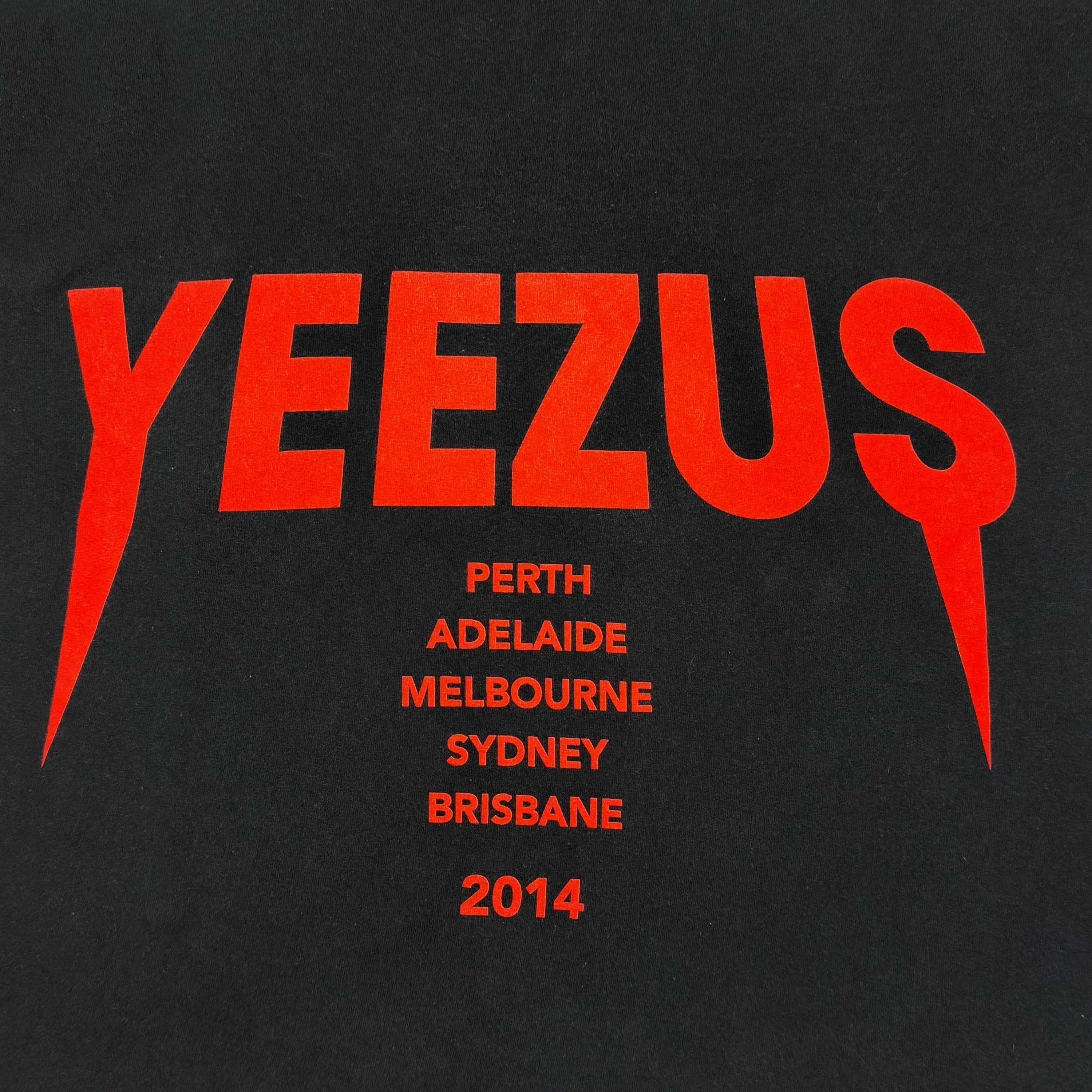 Yeezus Tour 2014 Australian Native Skull Tee By Wes Lang - Image 4