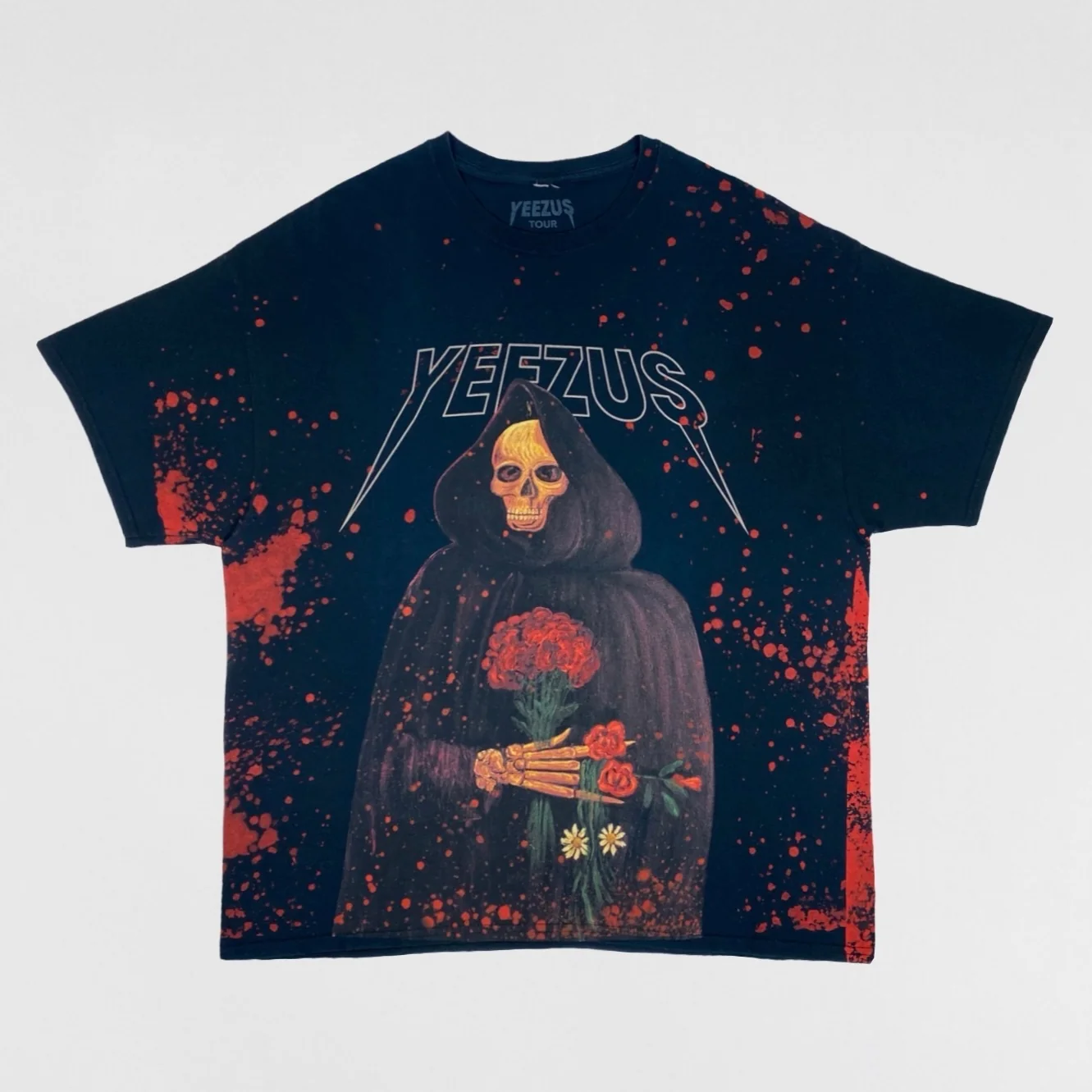 Yeezus Tour 2014 Australian Reaper Tee In Red Splatter