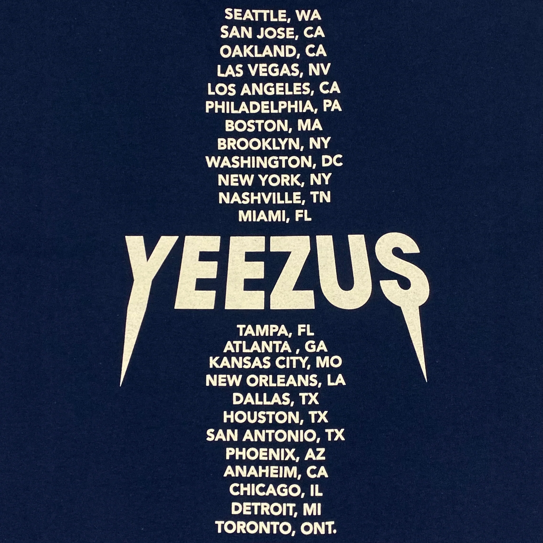 Yeezus Tour 2013 OG Ascending Poster Tee - Image 6