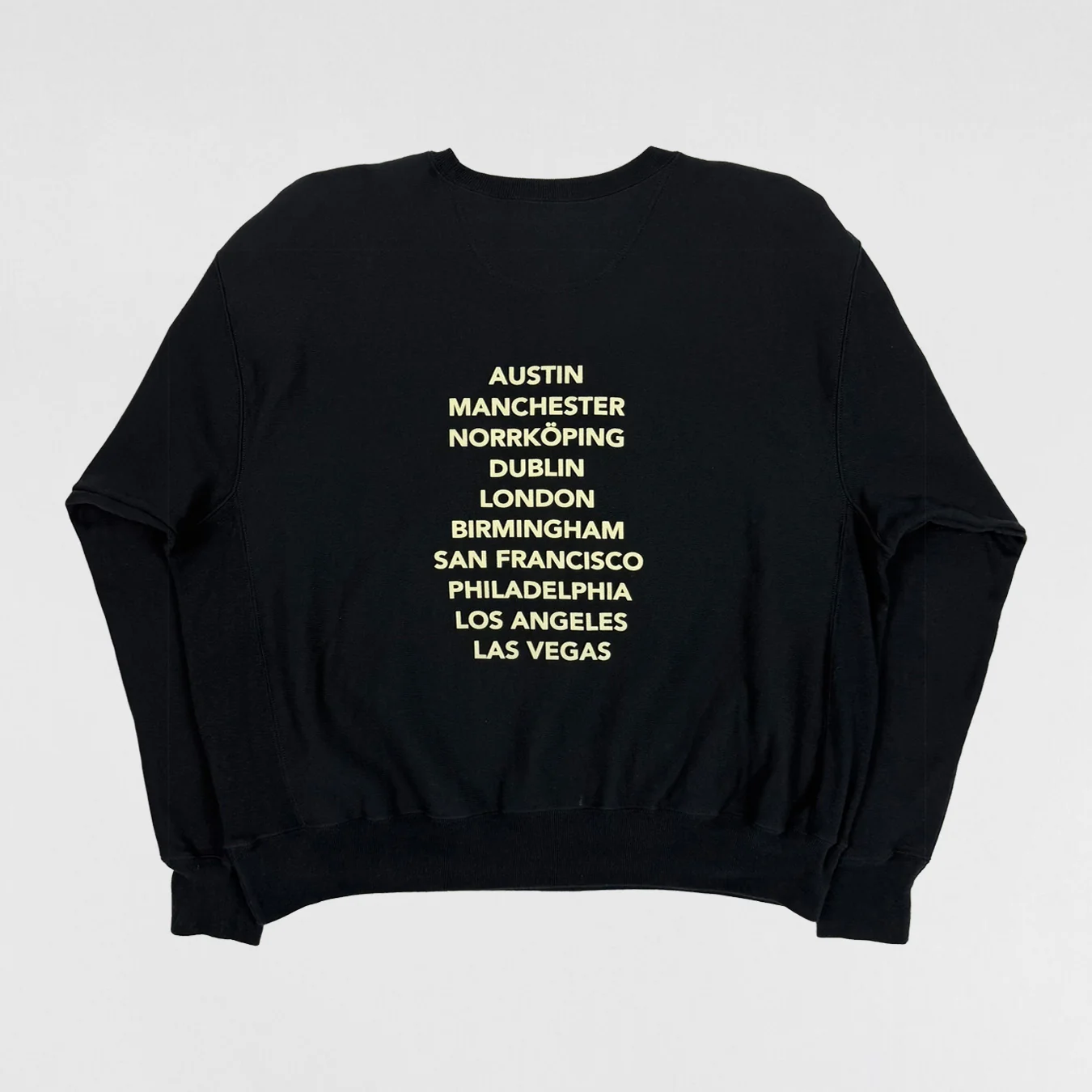 Yeezus Tour 2014 Unreleased Glastonbury Festival Crewneck In Black - Image 4