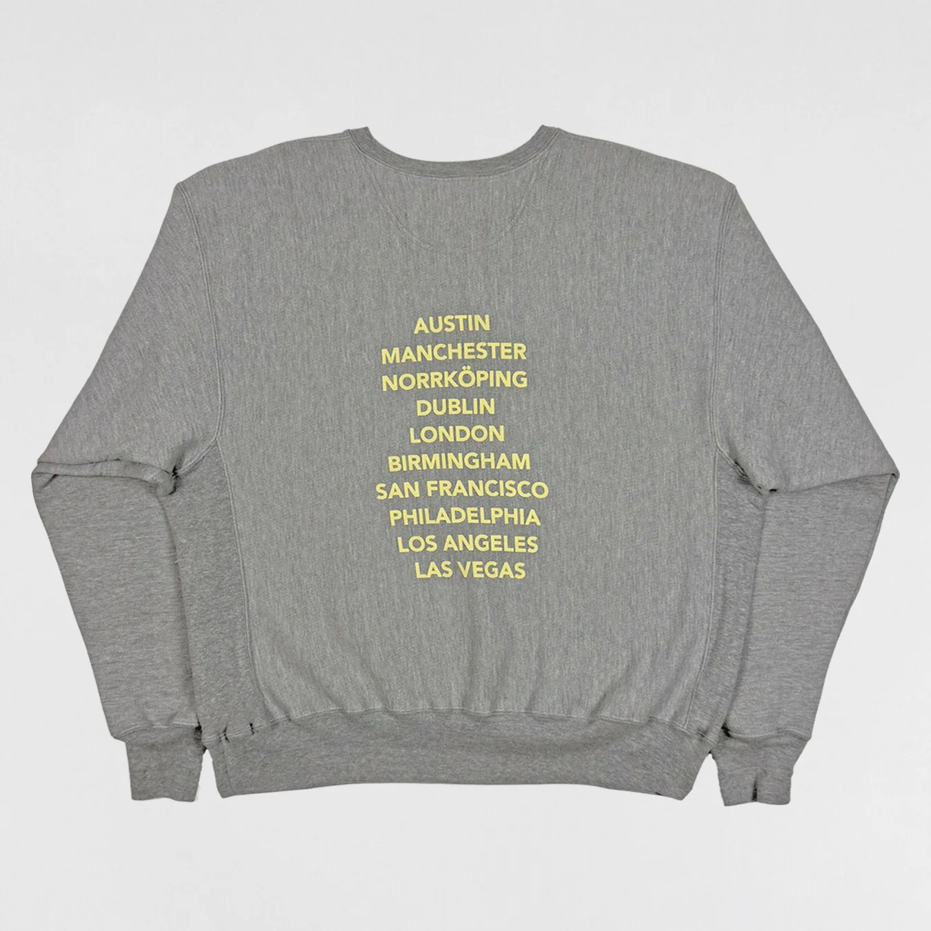 Yeezus Tour 2014 Unreleased Glastonbury Festival Crewneck In Grey - Image 4